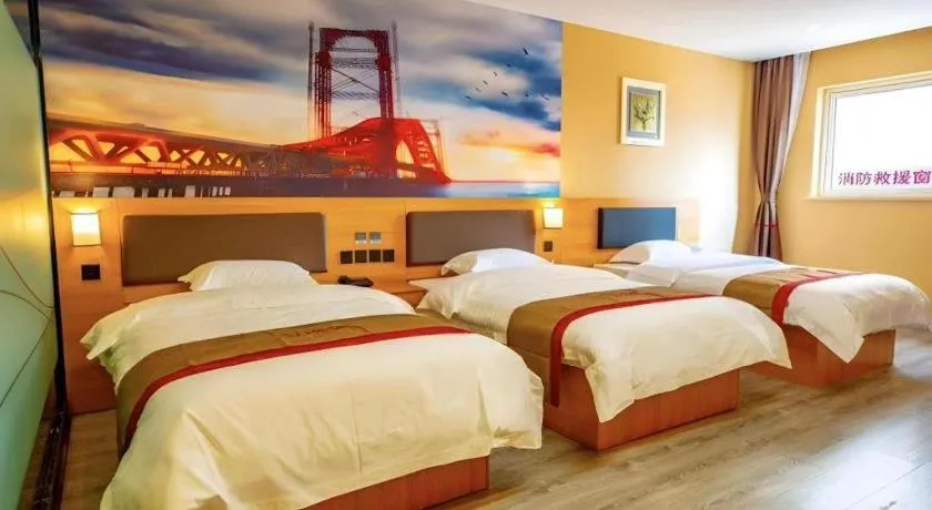 Bed in Thank Inn Hotel Tianjing Jinnan University