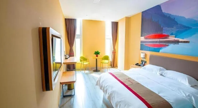 Bed in Thank Inn Hotel Tianjing Jinnan University