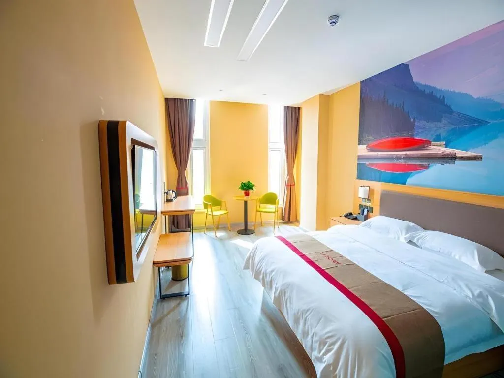 Bed in Thank Inn Hotel Tianjing Jinnan University