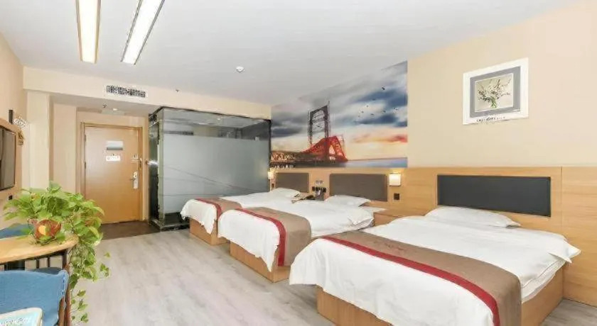 Bed in Thank Inn Hotel Tianjing Jinnan University