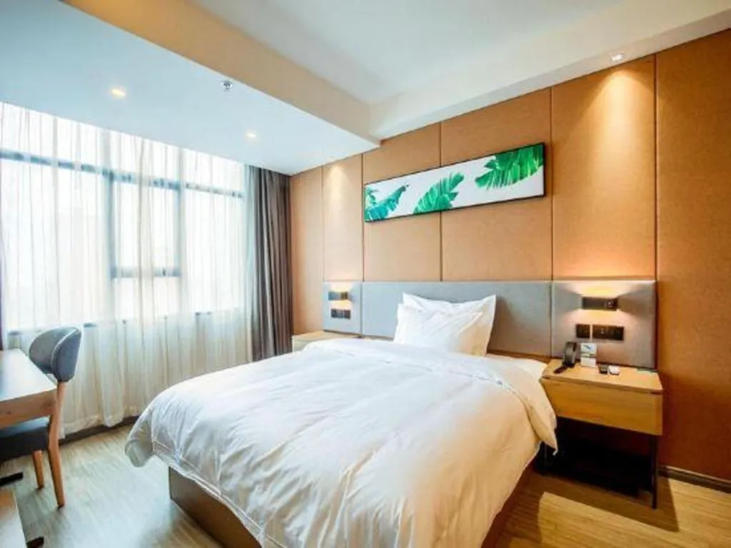 Bed in UP and IN Hotel Jiangxi Nanchang City Nanchang County Liantang Zhong Avenue Huarunwanjia
