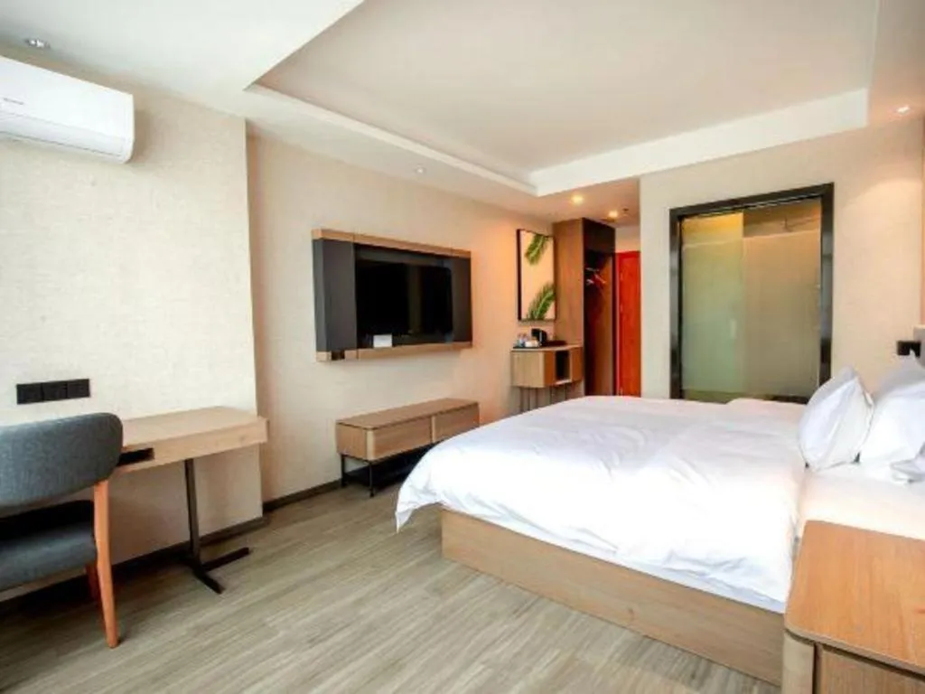 Bed in UP and IN Hotel Jiangxi Nanchang City Nanchang County Liantang Zhong Avenue Huarunwanjia
