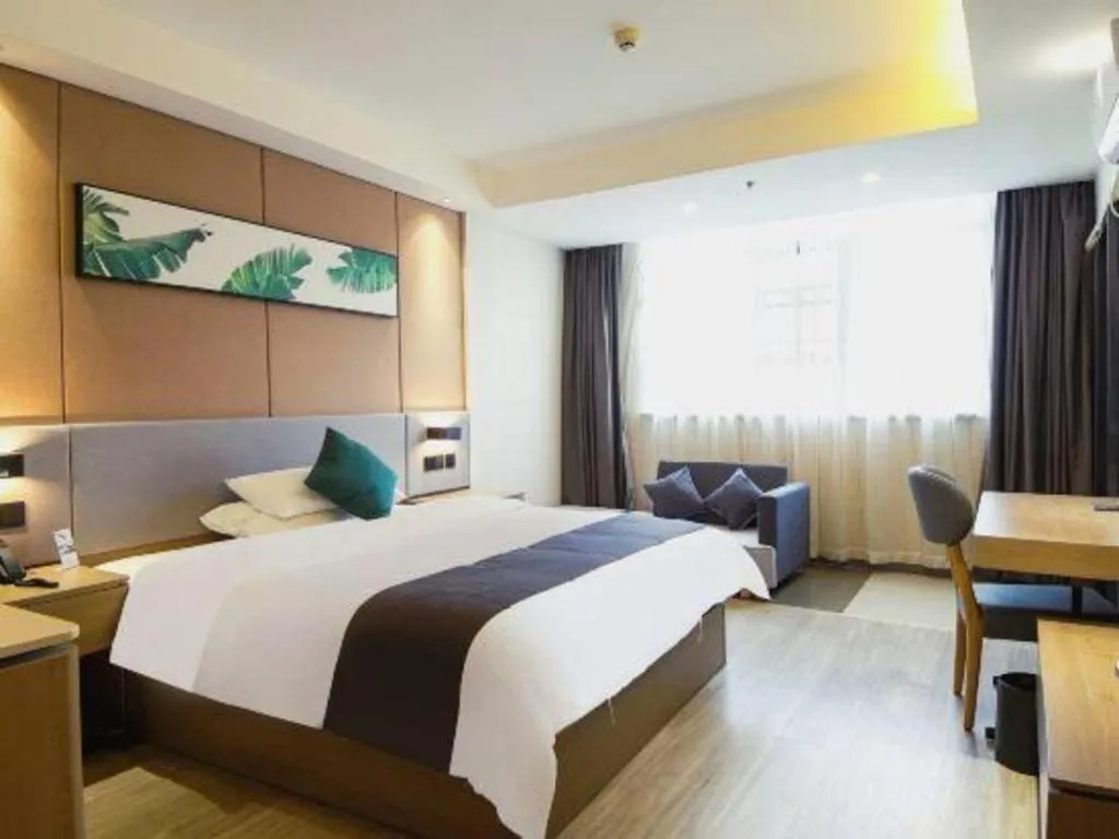 Bed in UP and IN Hotel Jiangxi Nanchang City Nanchang County Liantang Zhong Avenue Huarunwanjia