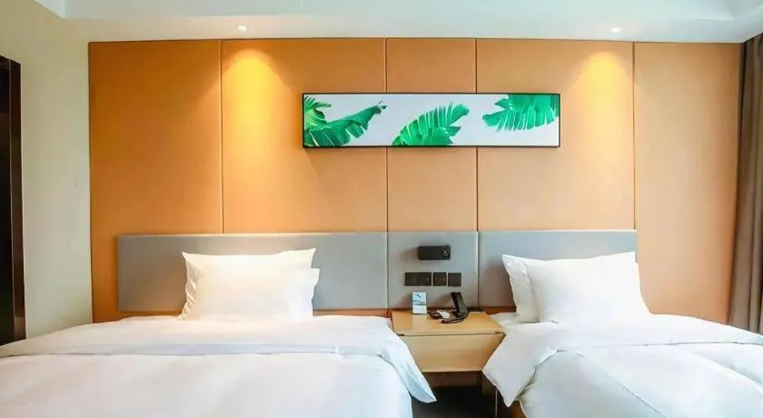 Bed in UP and IN Hotel Jiangxi Nanchang City Nanchang County Liantang Zhong Avenue Huarunwanjia