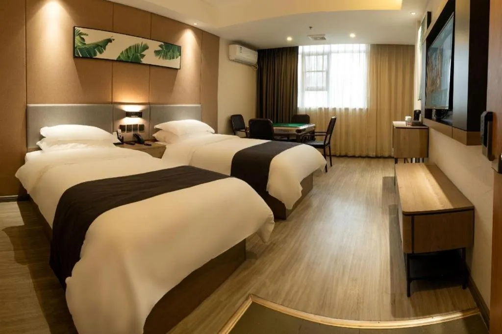 Bed in UP and IN Hotel Jiangxi Nanchang City Nanchang County Liantang Zhong Avenue Huarunwanjia