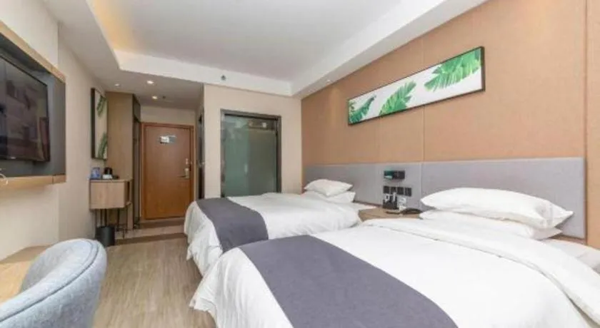 Bed in UP and IN Hotel Jiangxi Nanchang City Nanchang County Liantang Zhong Avenue Huarunwanjia