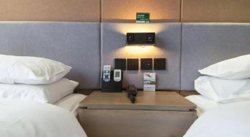 Bed in UP and IN Hotel Jiangxi Nanchang City Nanchang County Liantang Zhong Avenue Huarunwanjia