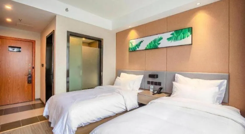 Bed in UP and IN Hotel Jiangxi Nanchang City Nanchang County Liantang Zhong Avenue Huarunwanjia