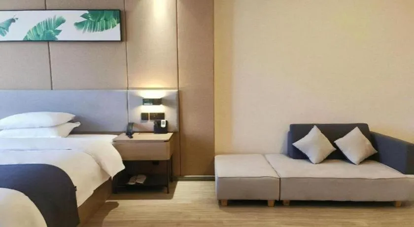 Bed in UP and IN Hotel Jiangxi Nanchang City Nanchang County Liantang Zhong Avenue Huarunwanjia