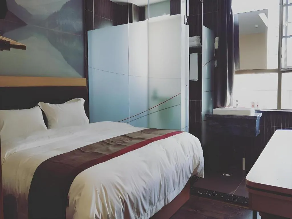 Bed in Chengke Hotel Guangdong Zhaoqing Sihui District Huilin Road