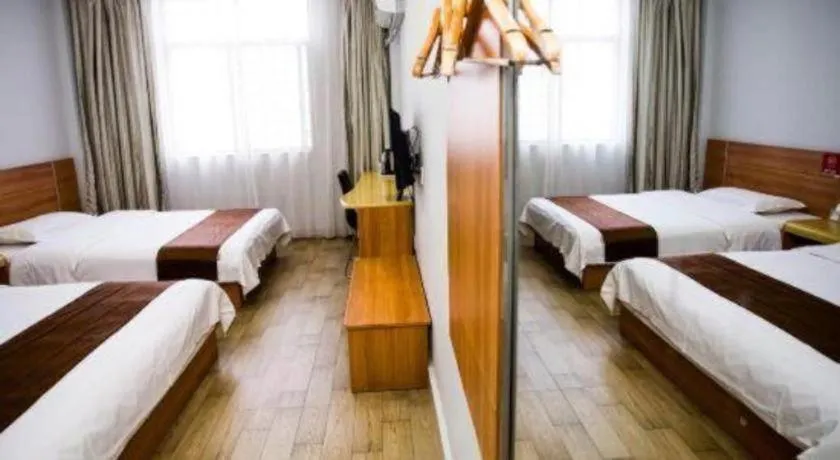 Bed in Thank Inn Hotel Hainan Sanya Sanya Bay Seascape Branch