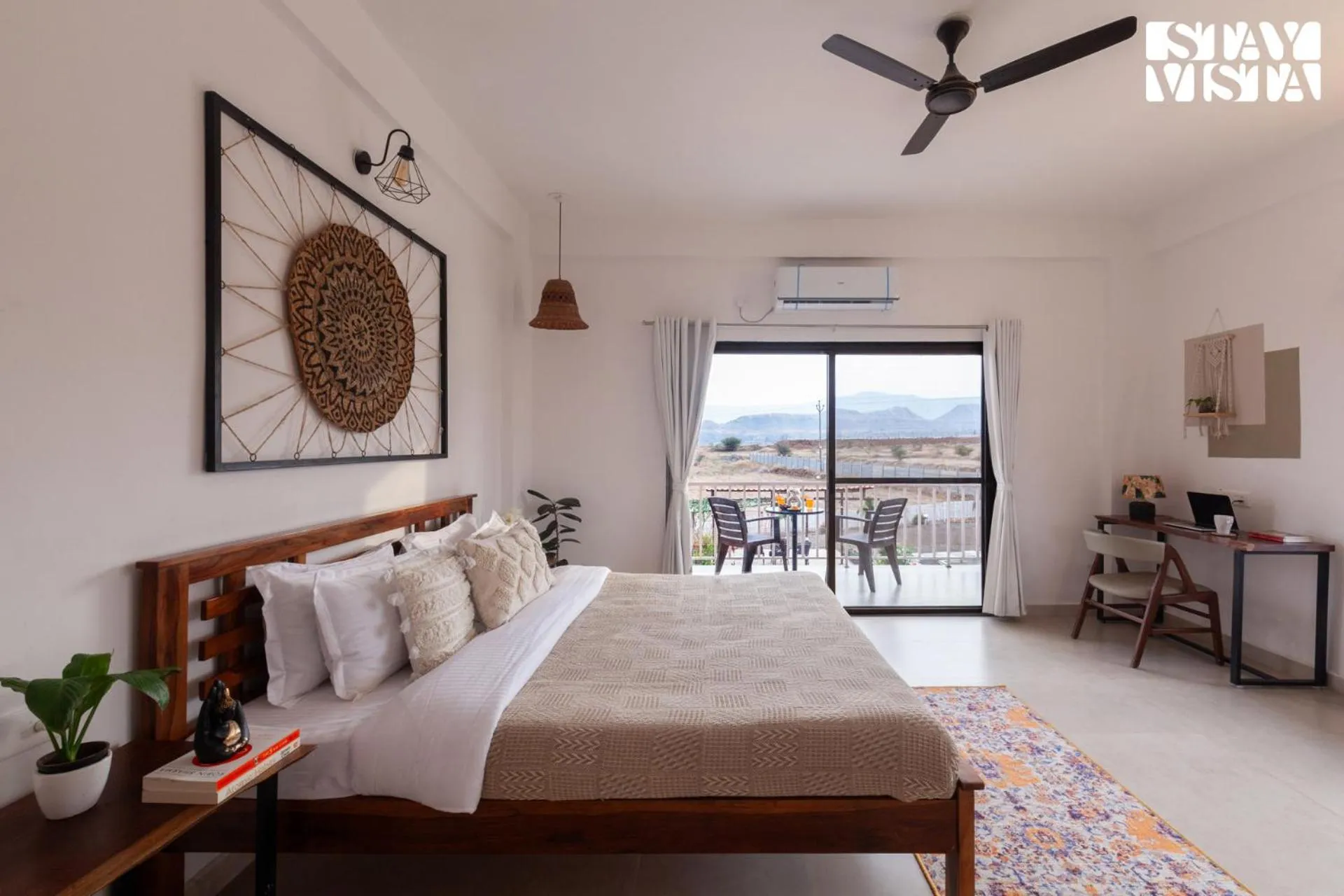 Bedroom, Bed in StayVista at Mangifera Agro Estate with Pool, Wi-Fi