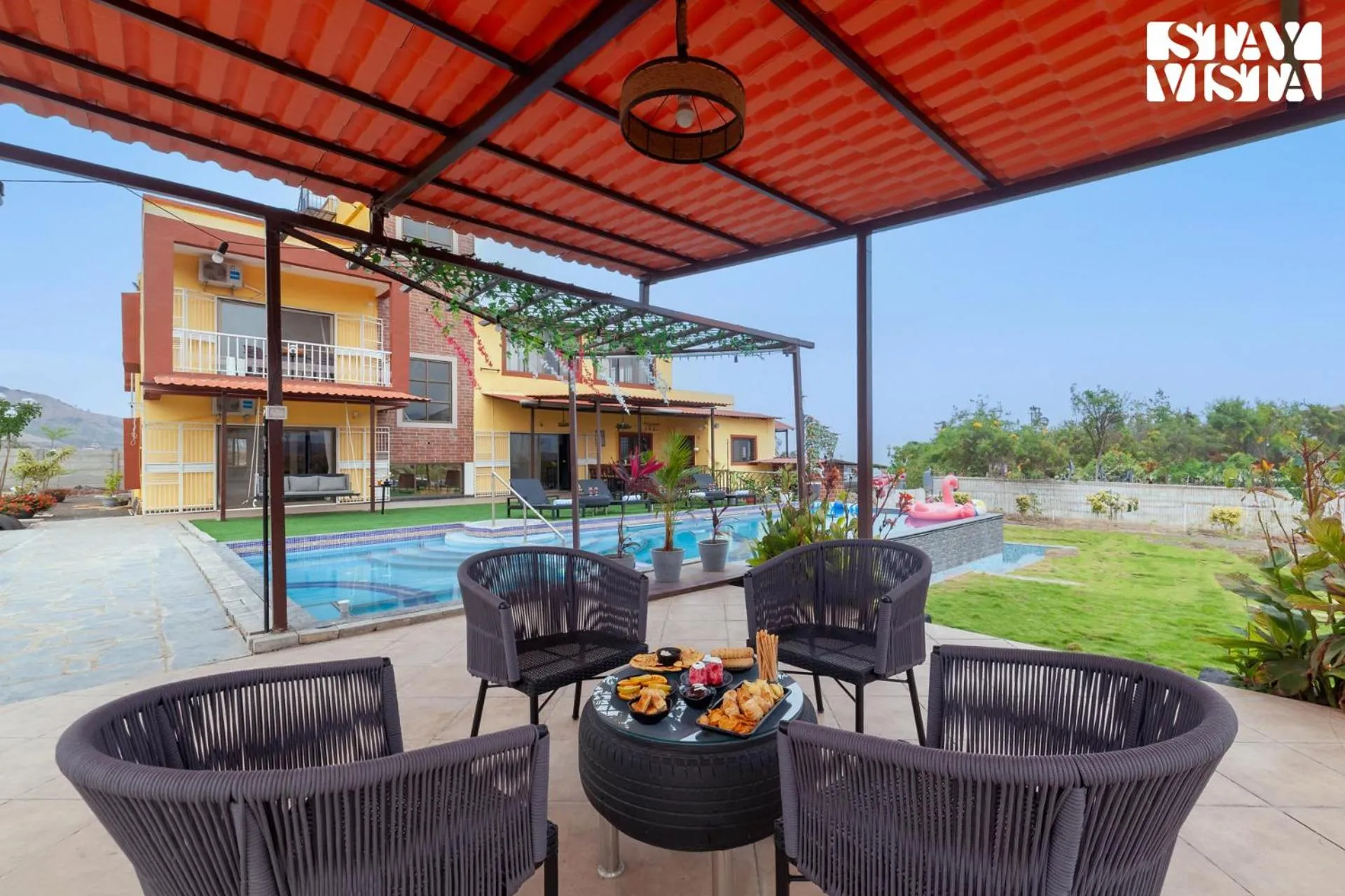 Property building in StayVista at Mangifera Agro Estate with Pool, Wi-Fi