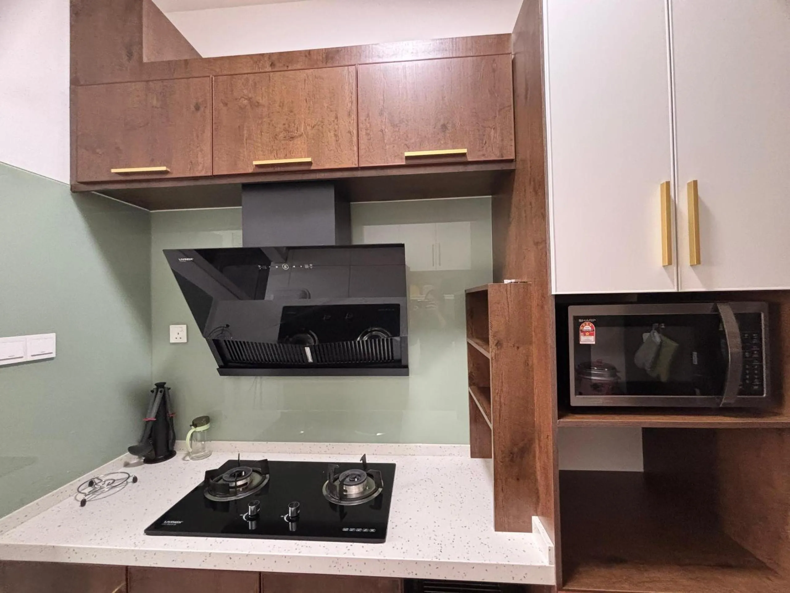 Kitchen or kitchenette in Ipoh Horizon Skypool Town Suites 4-11pax by IWH Suites