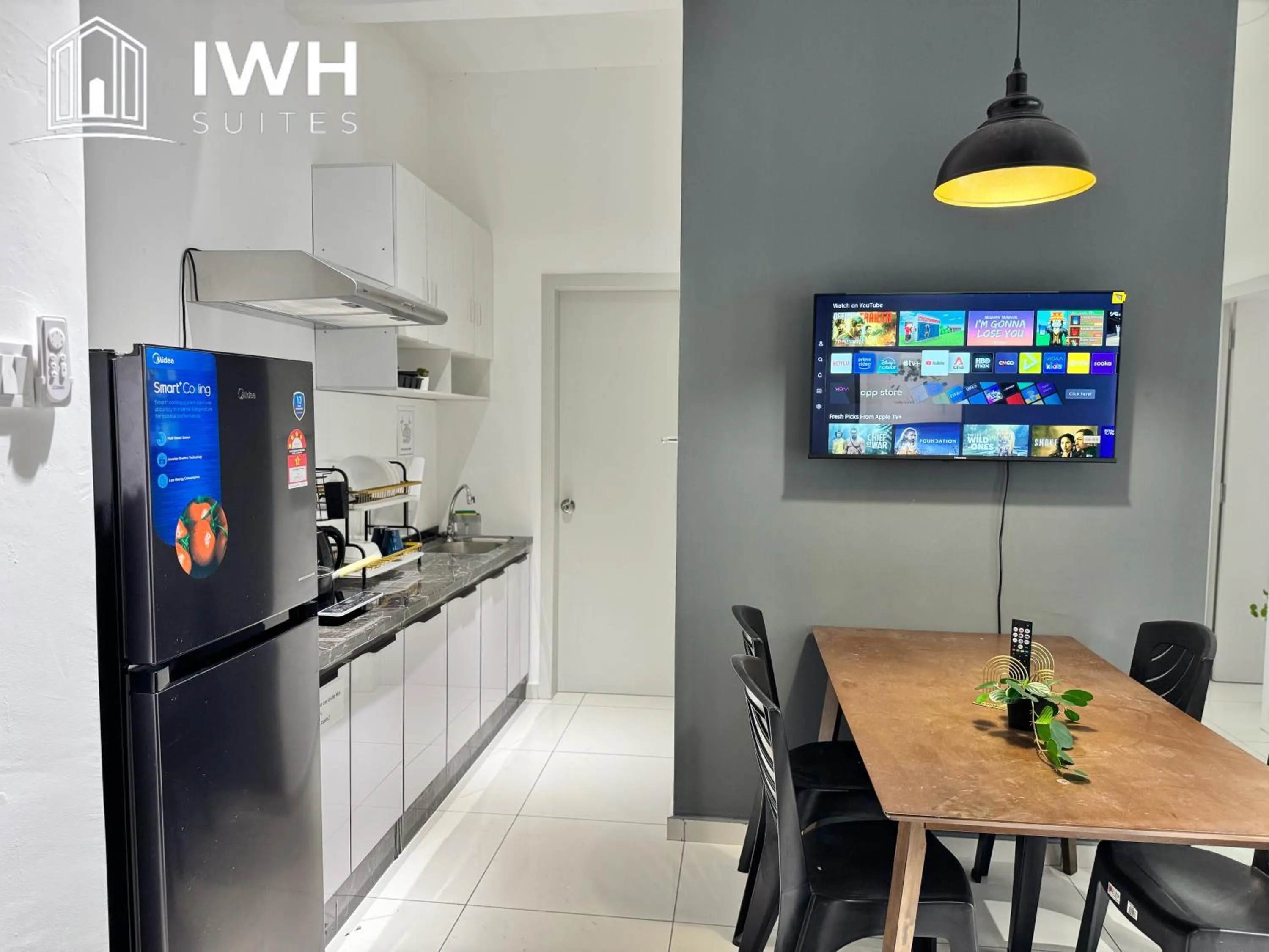 TV and multimedia in Ipoh Horizon Skypool Town Suites 4-11pax by IWH Suites