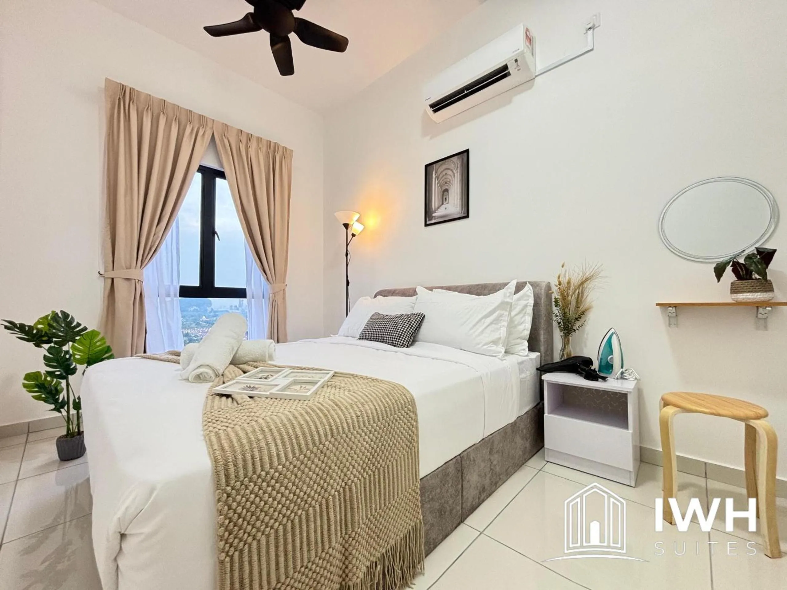 Bed in Ipoh Horizon Skypool Town Suites 4-11pax by IWH Suites