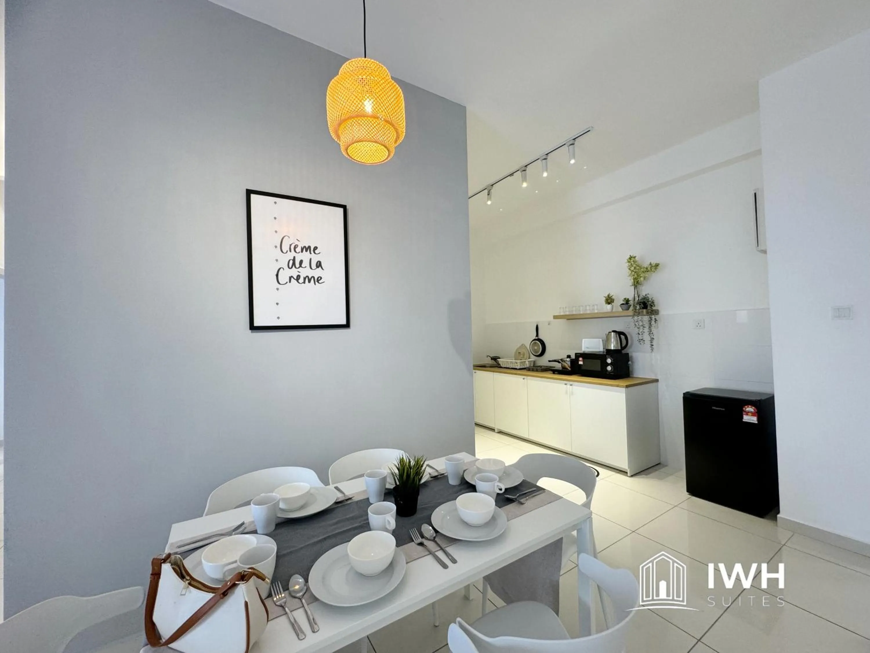 Kitchen or kitchenette in Ipoh Horizon Skypool Town Suites 4-11pax by IWH Suites