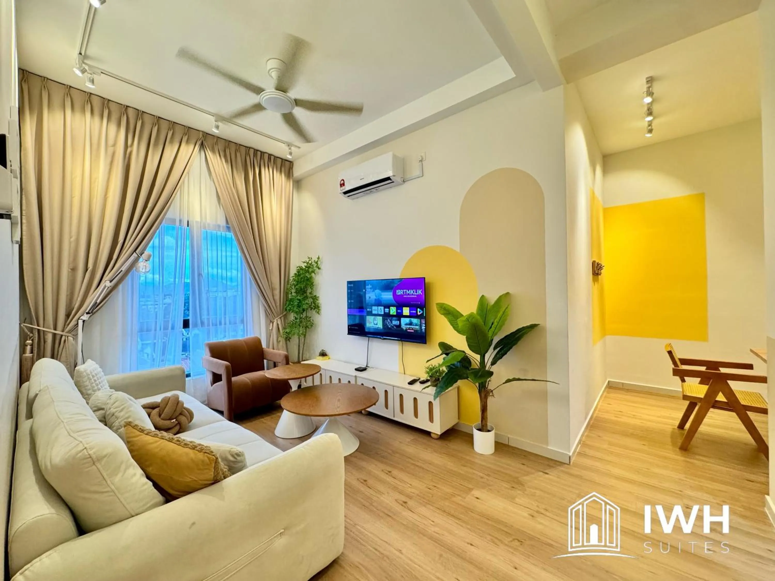 TV and multimedia in Ipoh Horizon Skypool Town Suites 4-11pax by IWH Suites