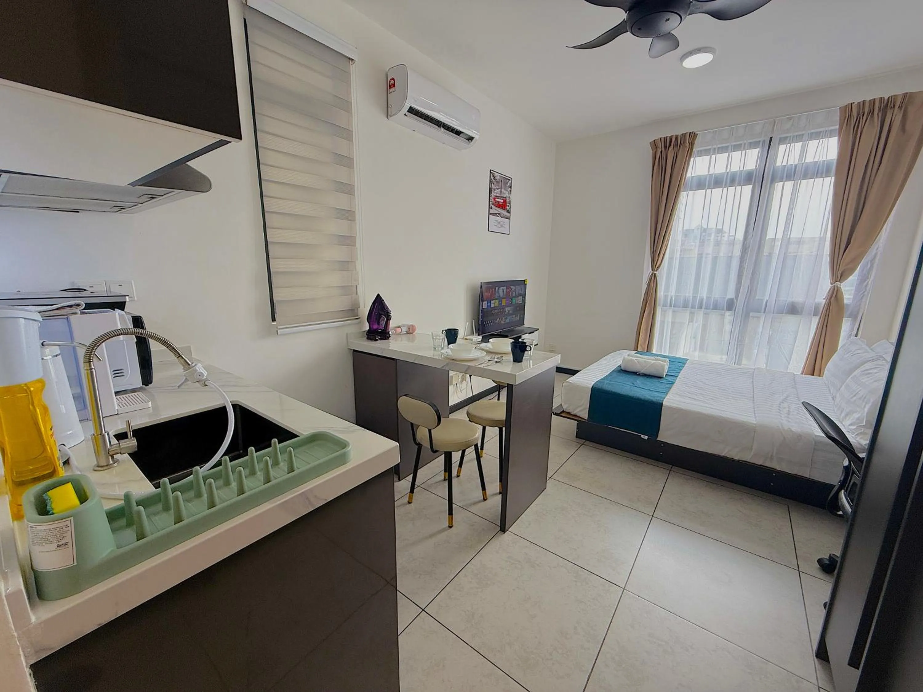 Photo of the whole room, Bed in Neu Suites By Serenity Homes Near Gleneagles, KLCC & LRT