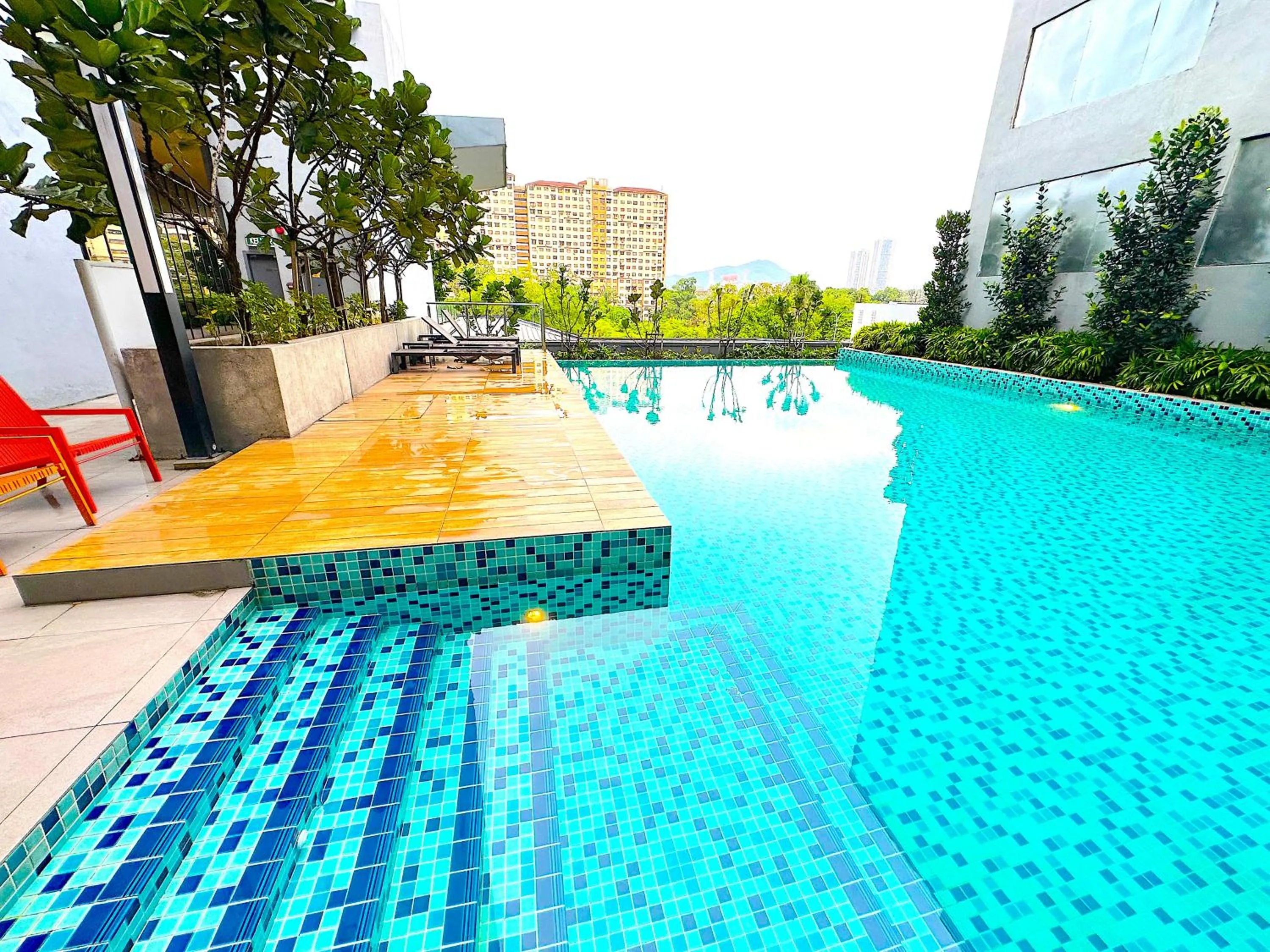 Pool view in Neu Suites By Serenity Homes Near Gleneagles, KLCC & LRT