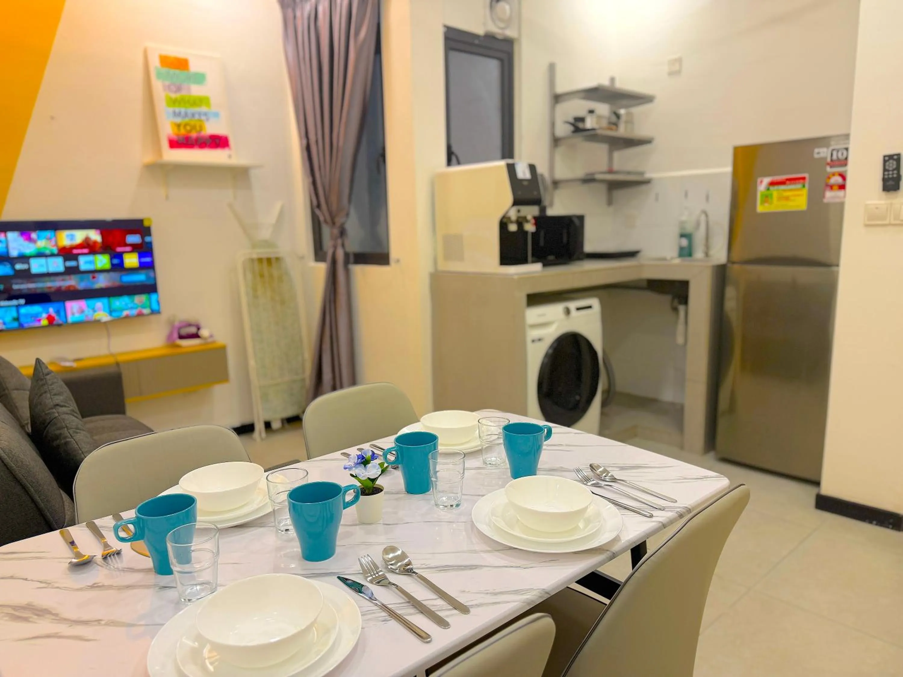 TV and multimedia in Neu Suites By Serenity Homes Near Gleneagles, KLCC & LRT