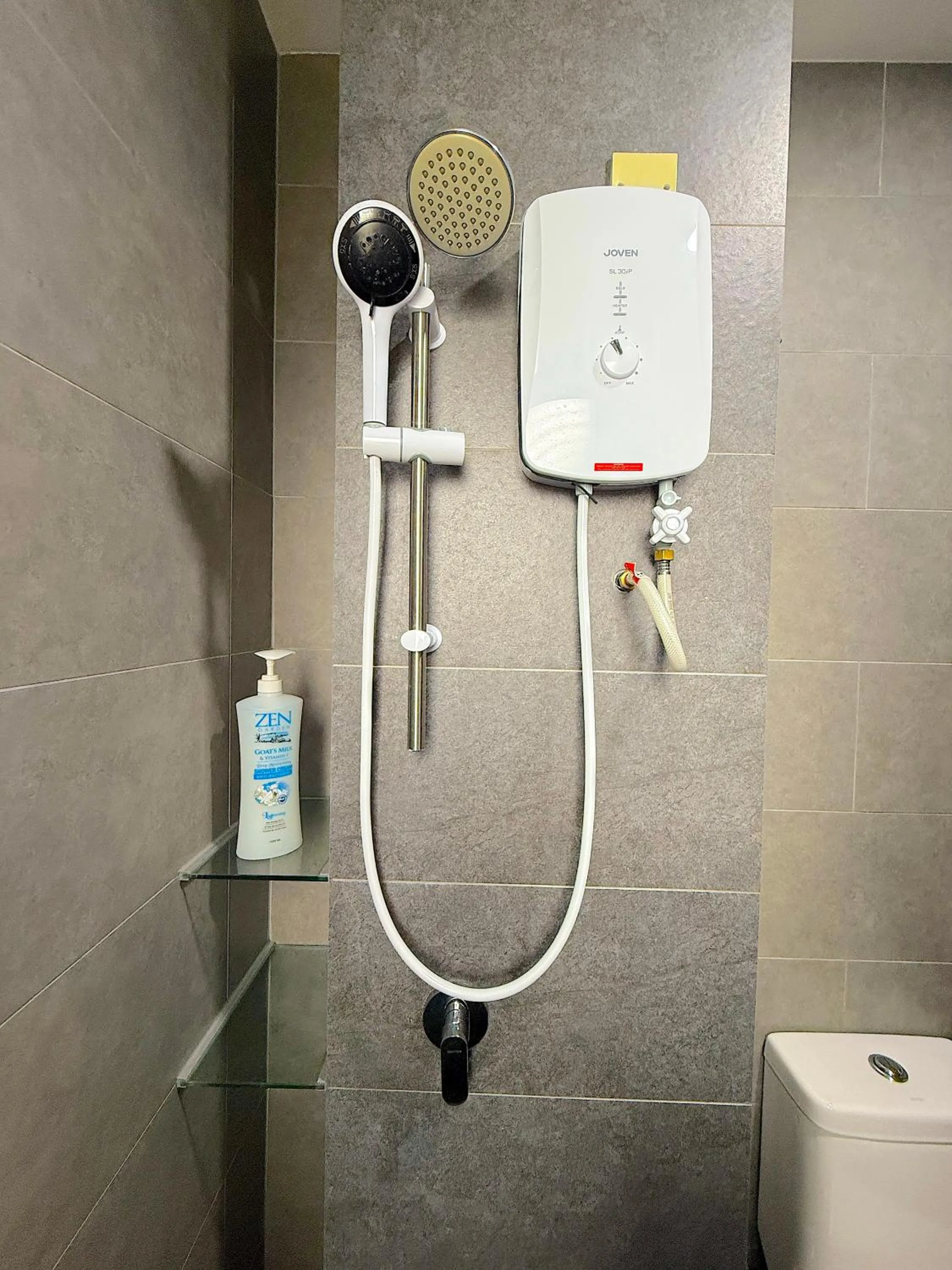 Shower in Neu Suites By Serenity Homes Near Gleneagles, KLCC & LRT