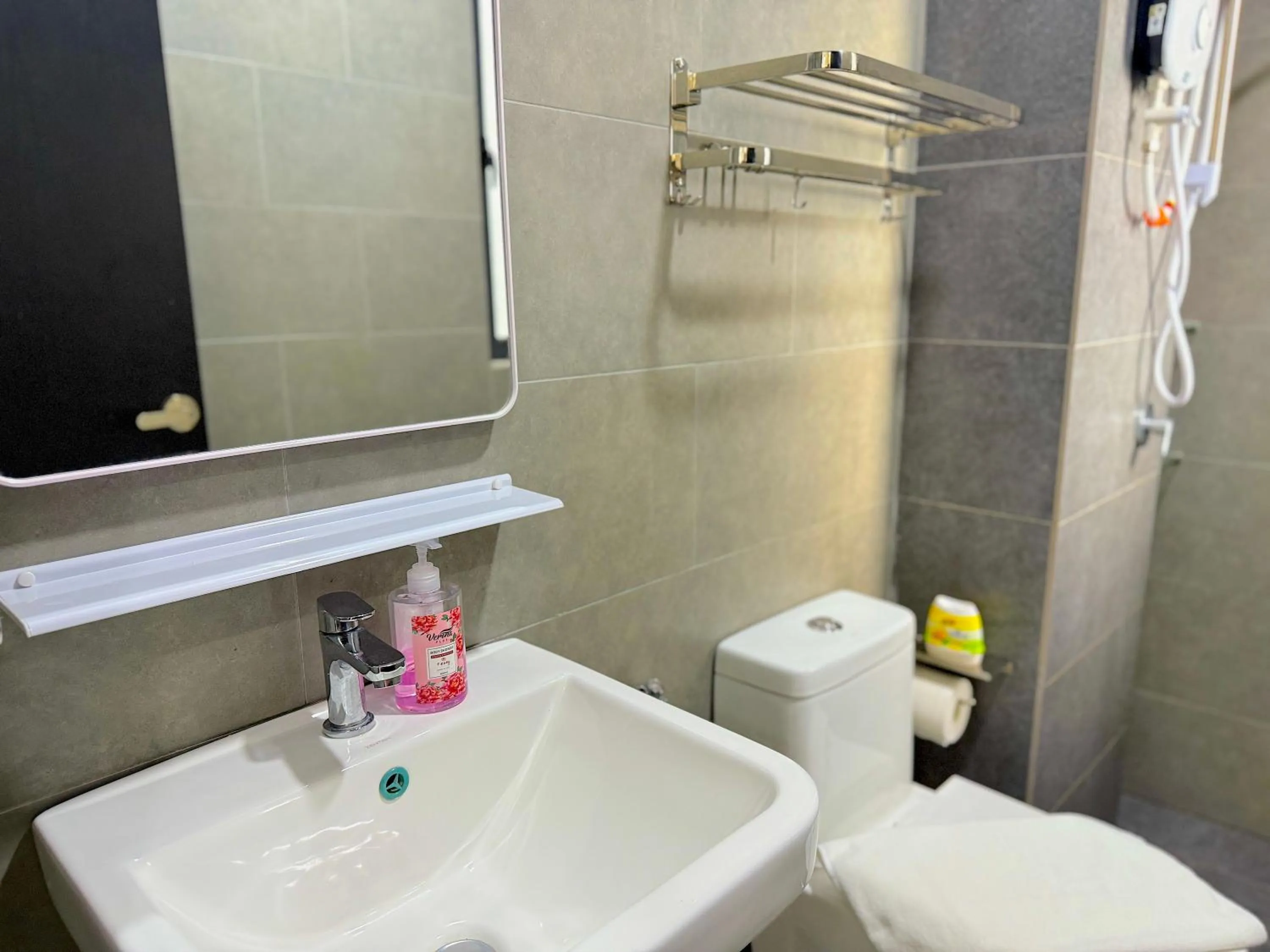 Shower in Neu Suites By Serenity Homes Near Gleneagles, KLCC & LRT