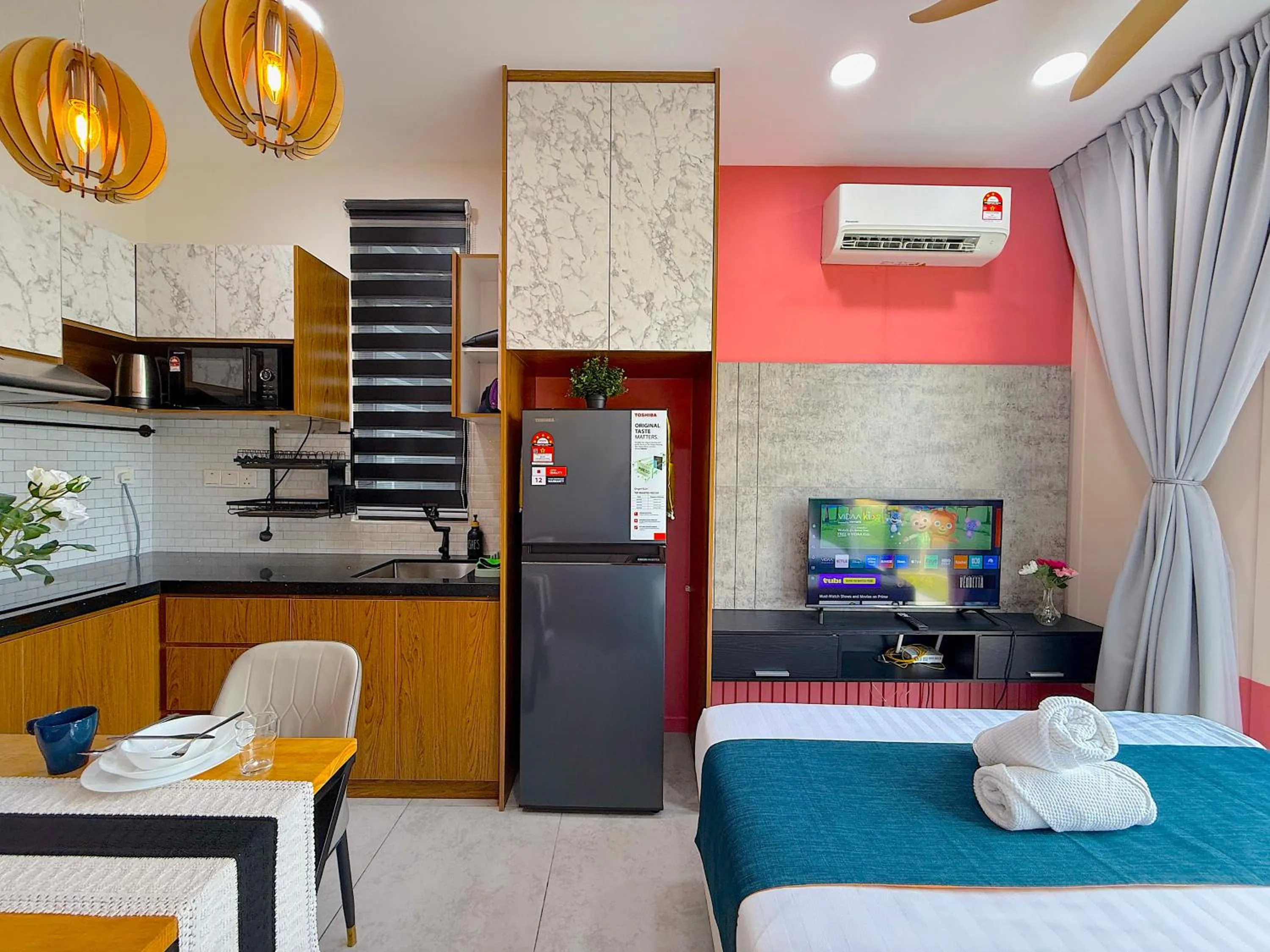 Bed in Neu Suites By Serenity Homes Near Gleneagles, KLCC & LRT