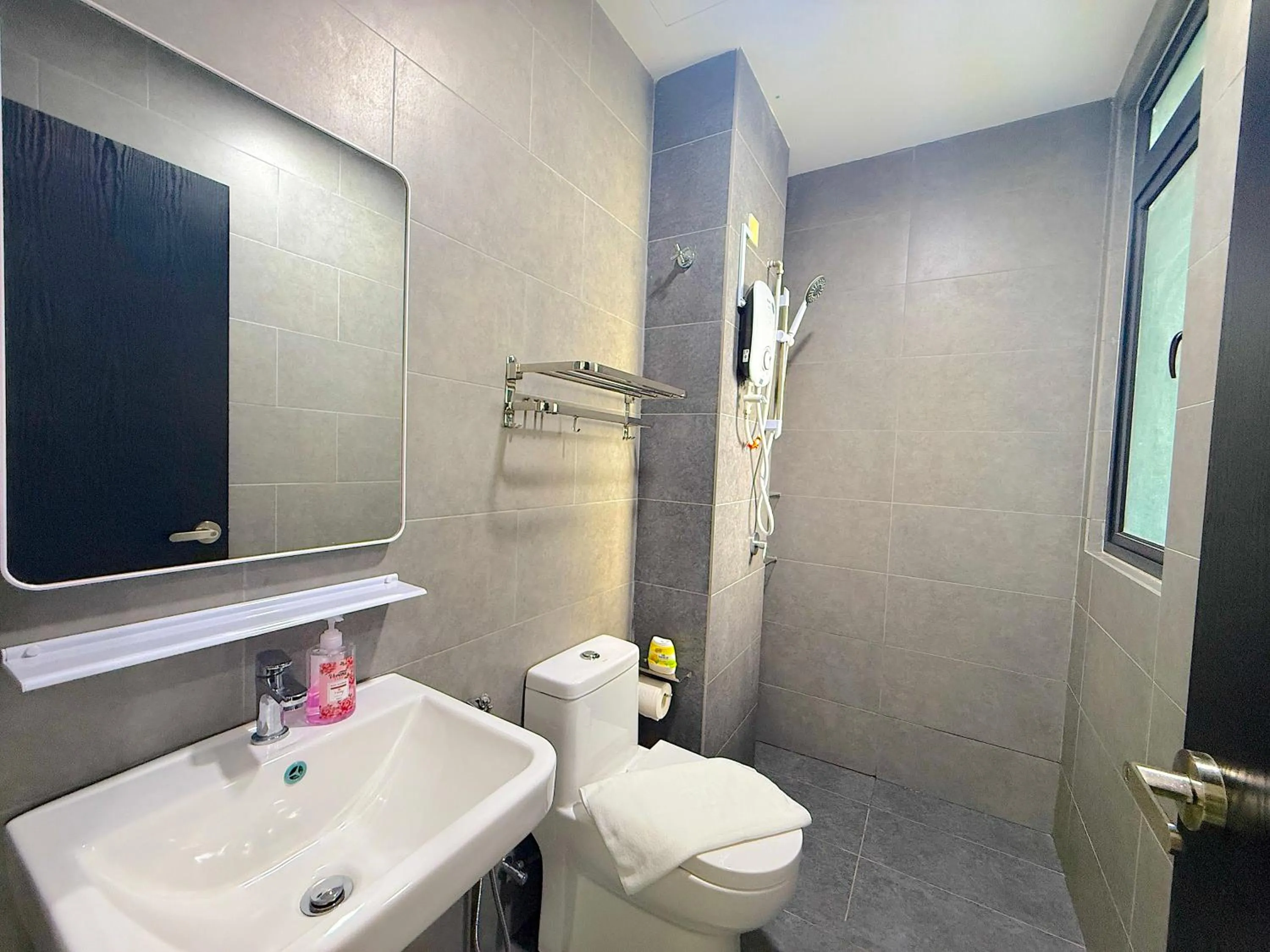 Shower in Neu Suites By Serenity Homes Near Gleneagles, KLCC & LRT