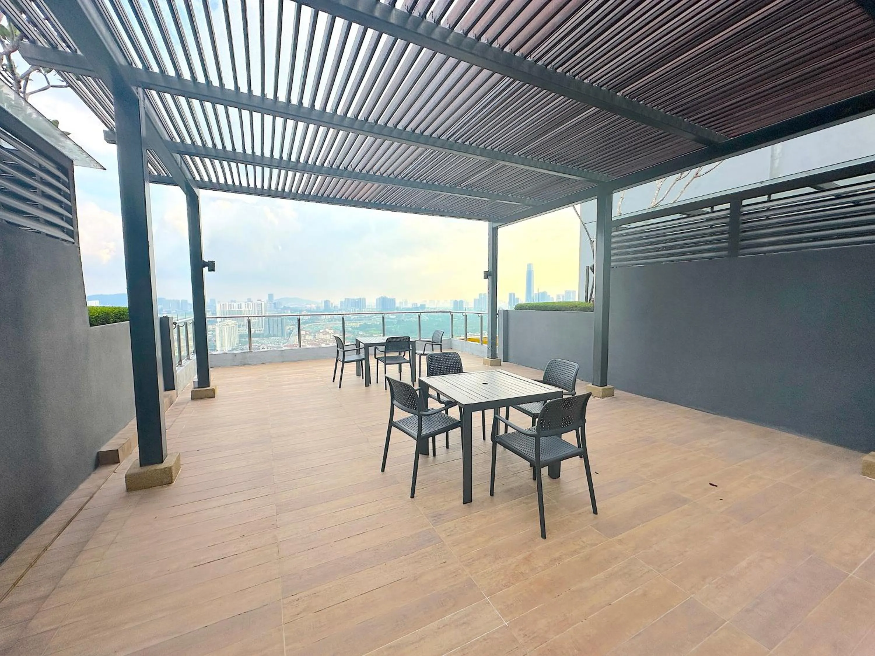 Balcony/Terrace in Neu Suites By Serenity Homes Near Gleneagles, KLCC & LRT