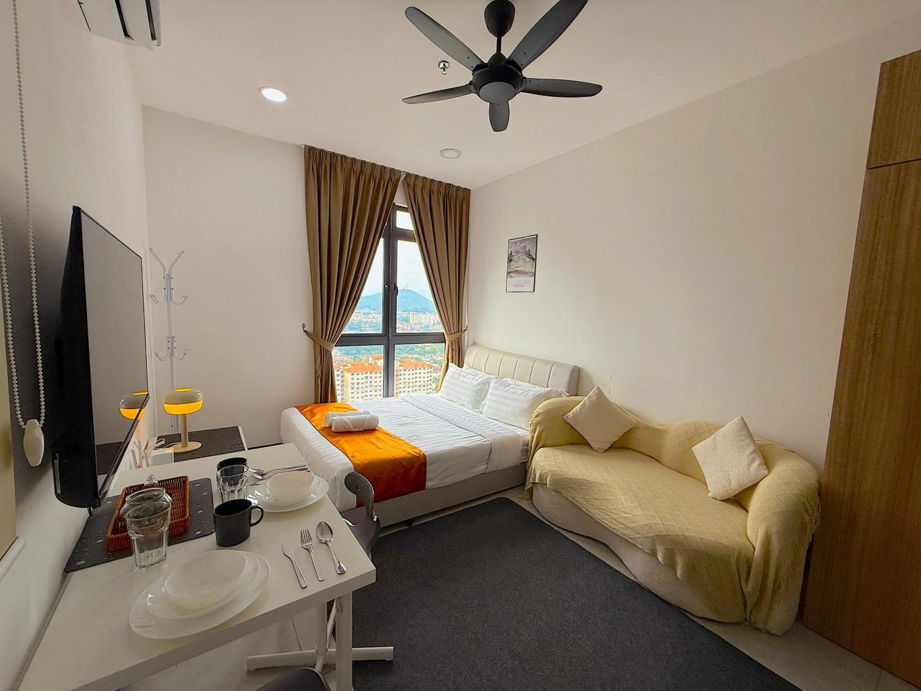 Photo of the whole room, Bed in Neu Suites By Serenity Homes Near Gleneagles, KLCC & LRT