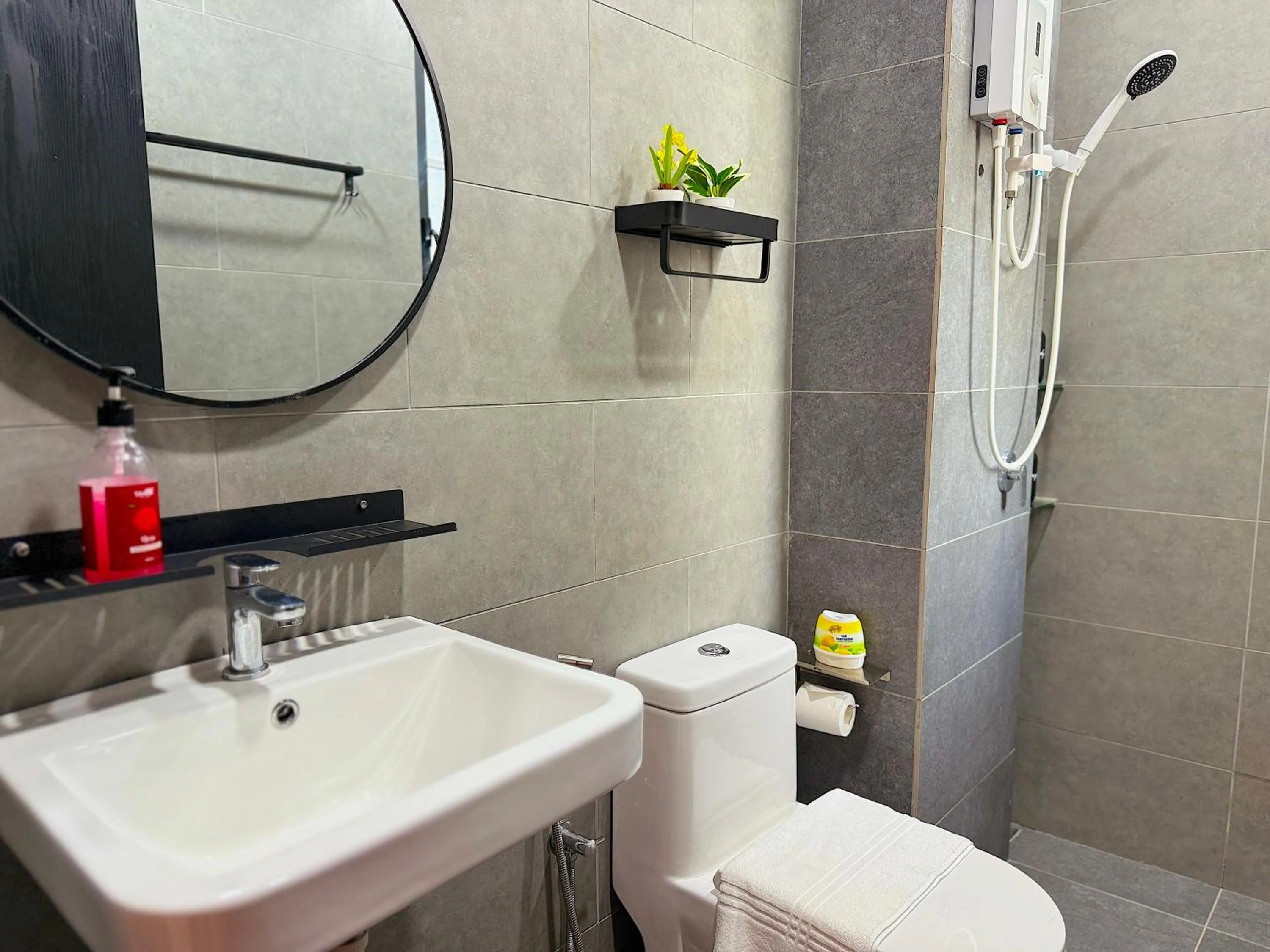 Shower in Neu Suites By Serenity Homes Near Gleneagles, KLCC & LRT