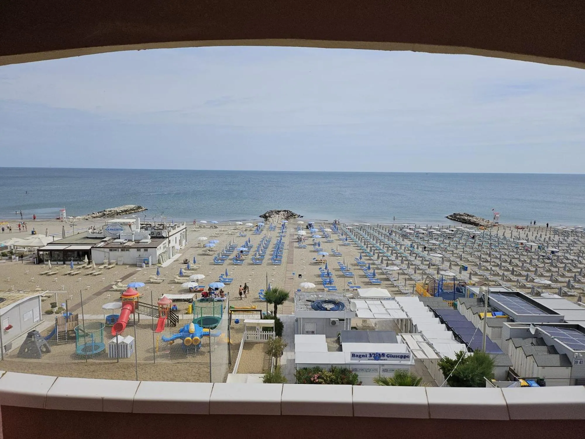 Sea view in Hotel Villa Rosa