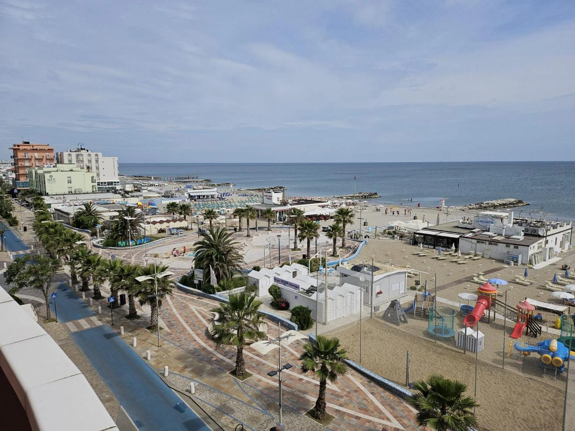 Sea view in Hotel Villa Rosa
