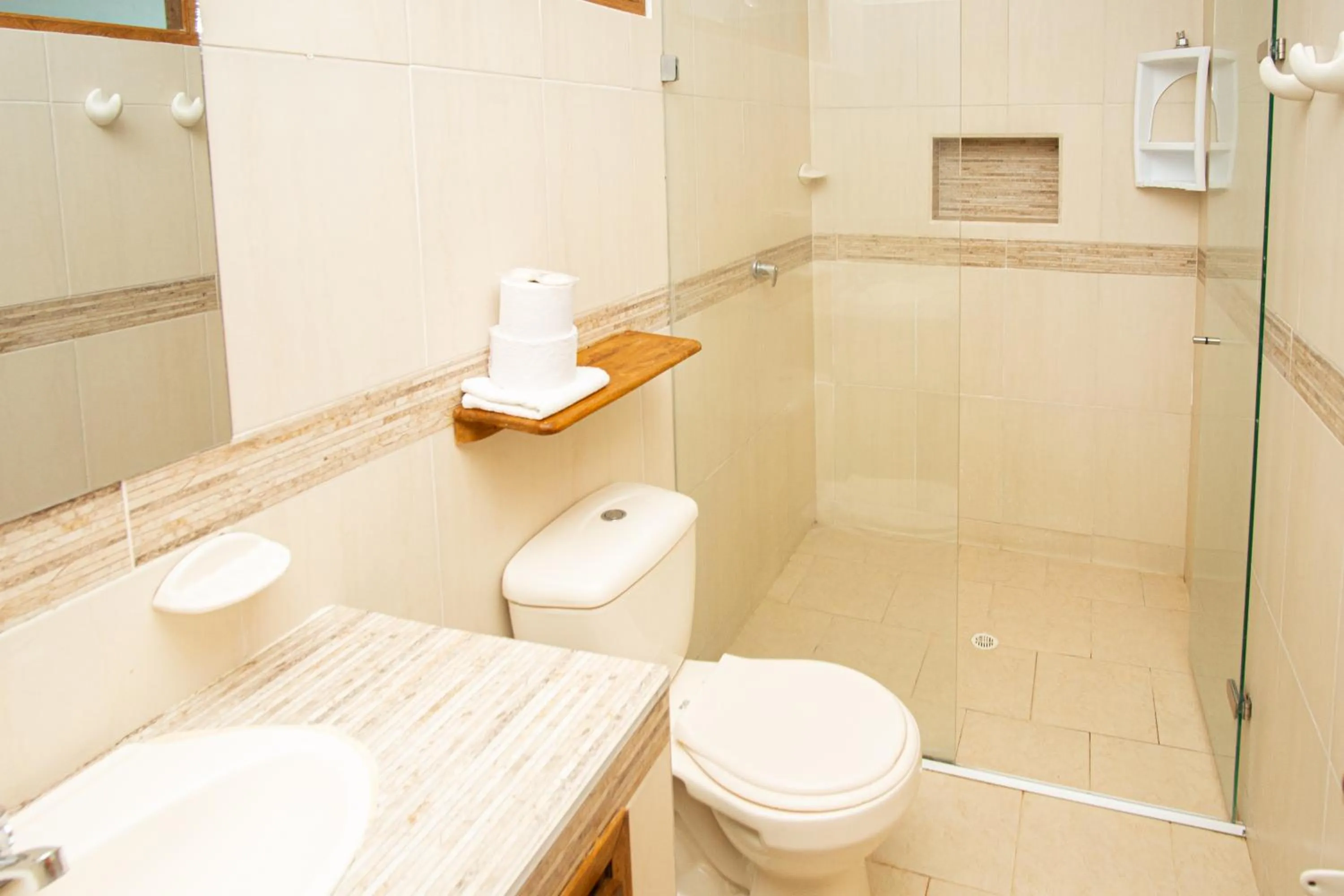 Shower in Hotel Caribe Coveñas