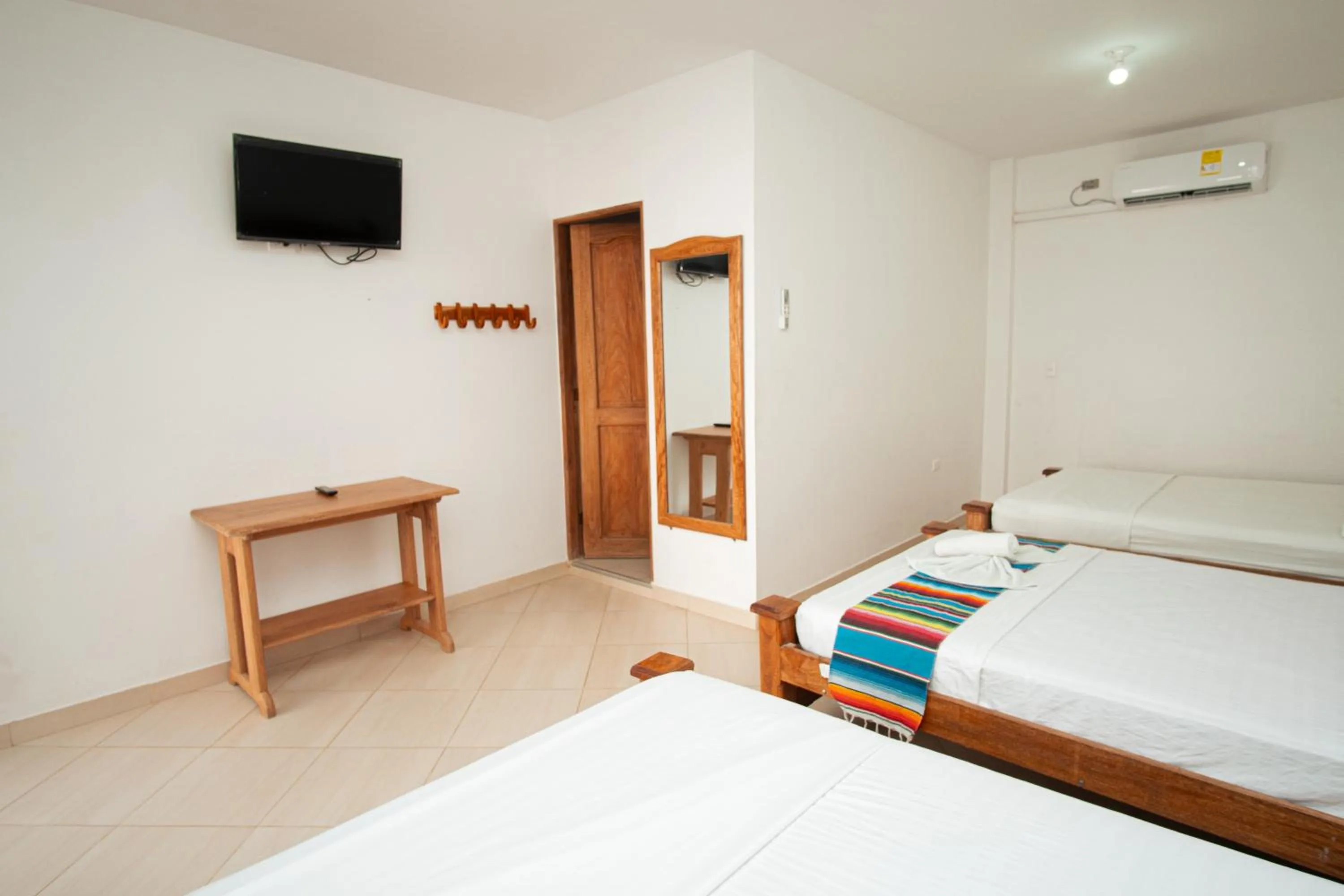 Bed in Hotel Caribe Coveñas