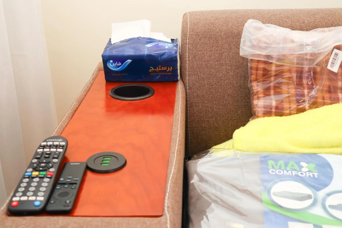 Bed in Hostgool Beach Chalets Mirage bay resort & aqua park