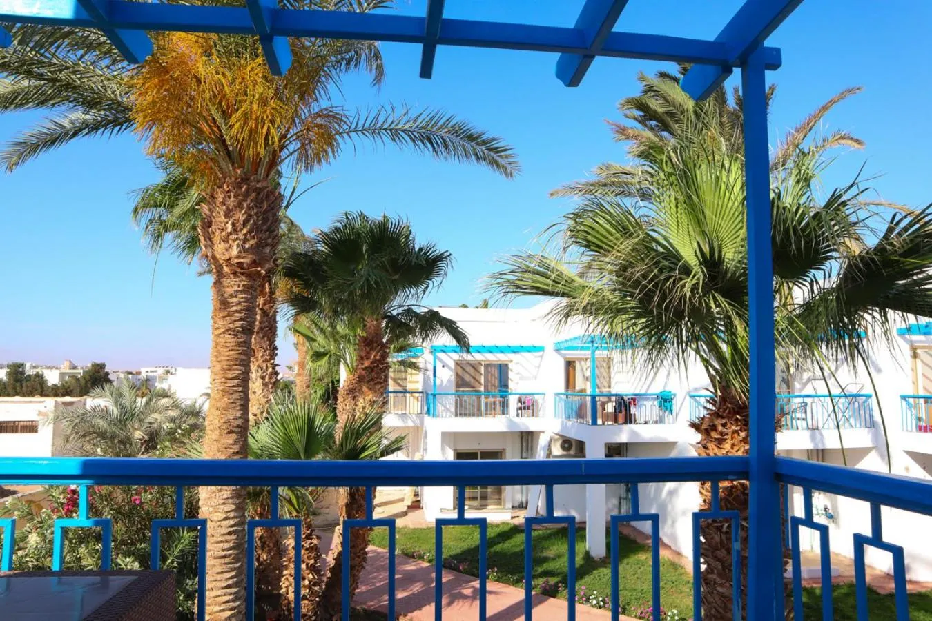 Balcony/Terrace in Hostgool Beach Chalets Mirage bay resort & aqua park