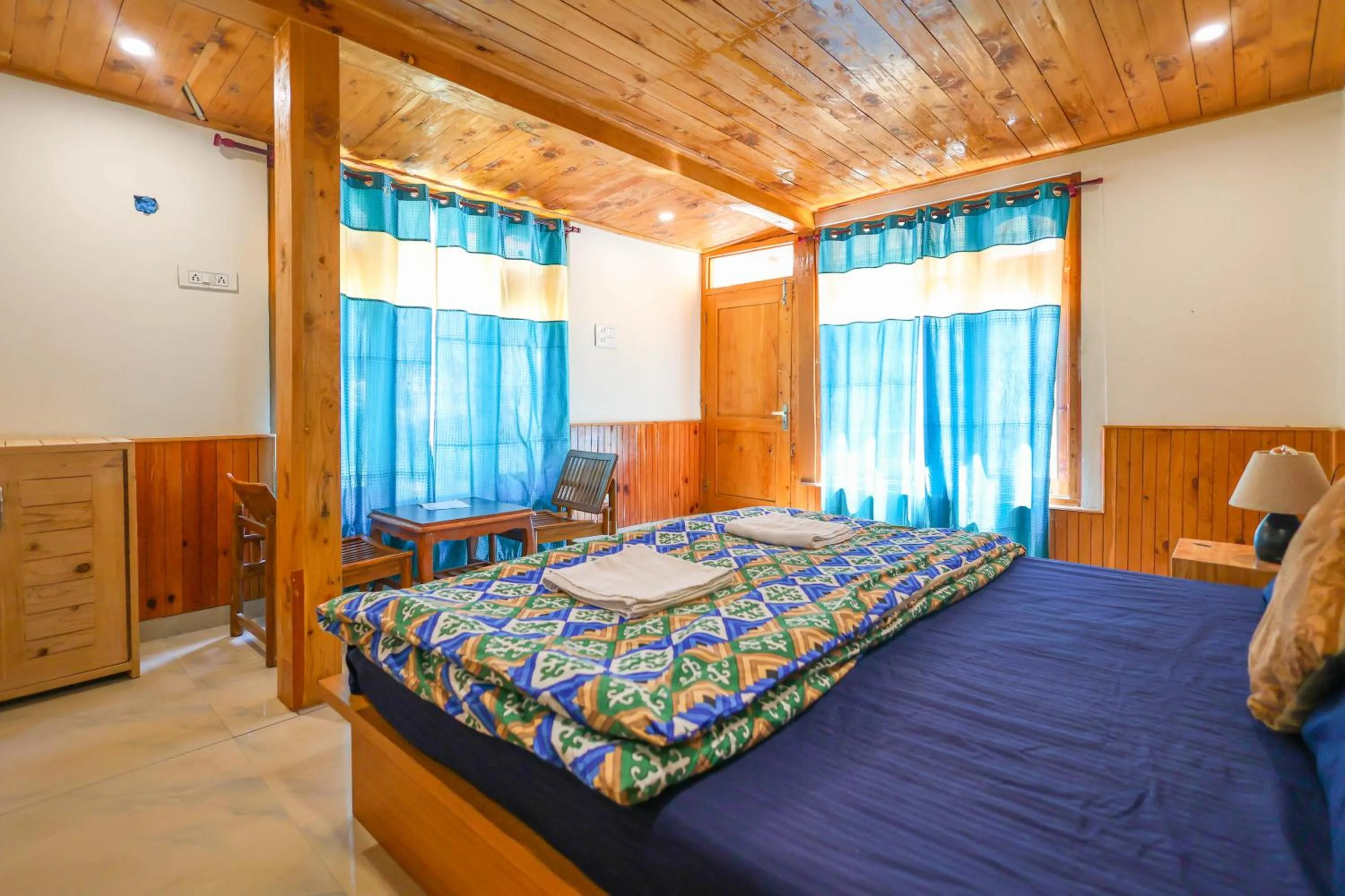 Bed in Moksha Woodhouse