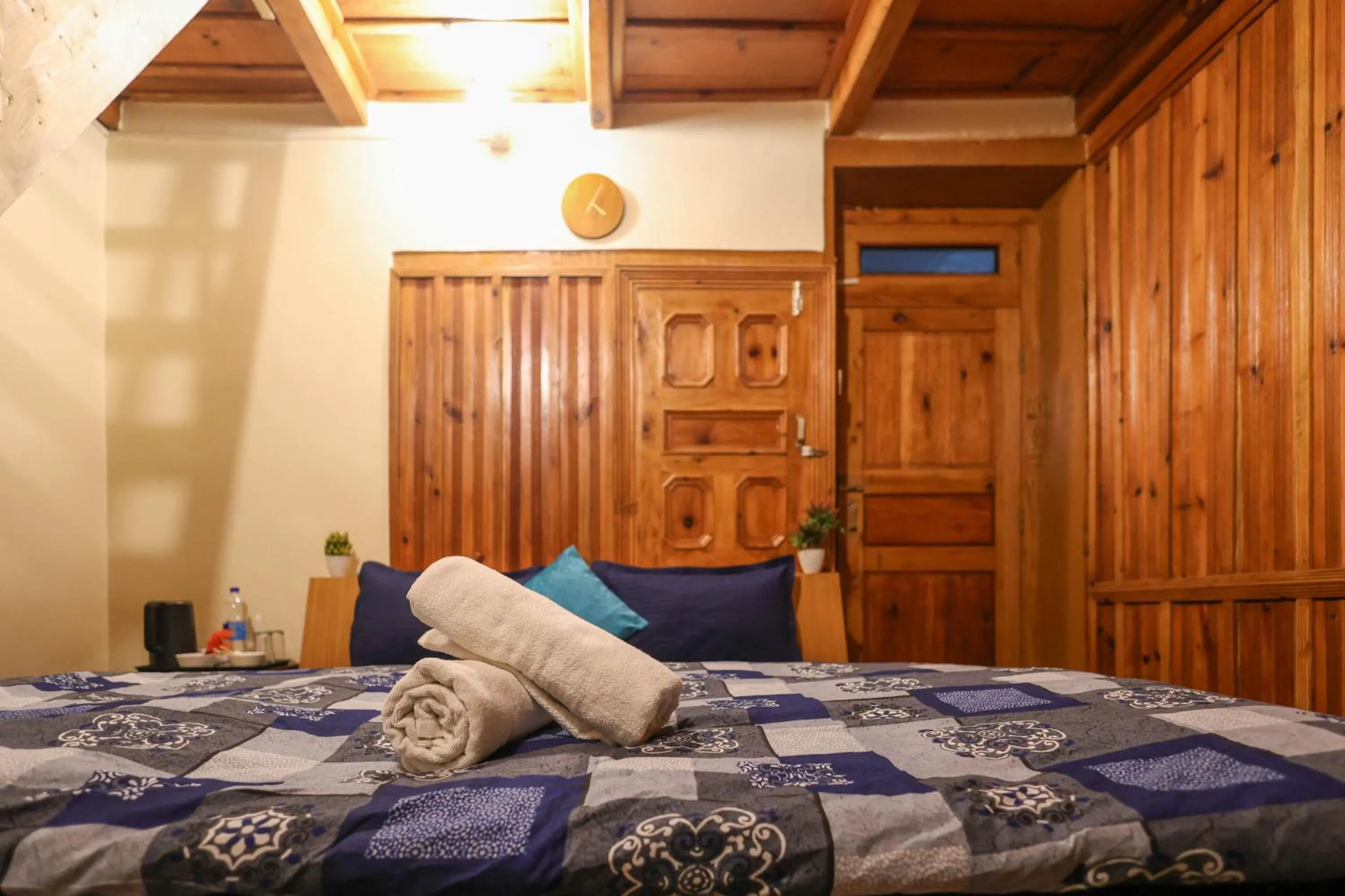 Bed in Moksha Woodhouse