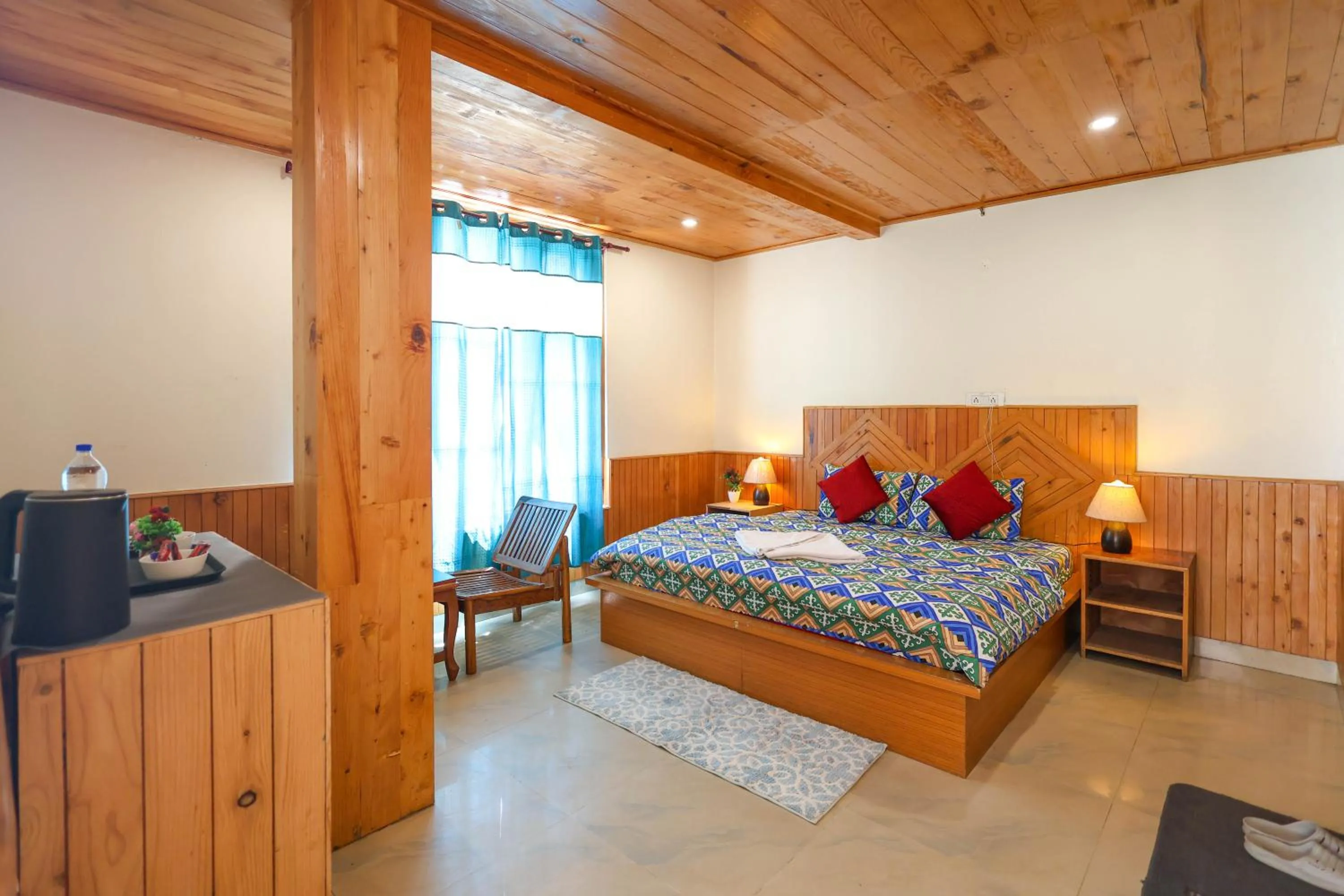 Bed in Moksha Woodhouse