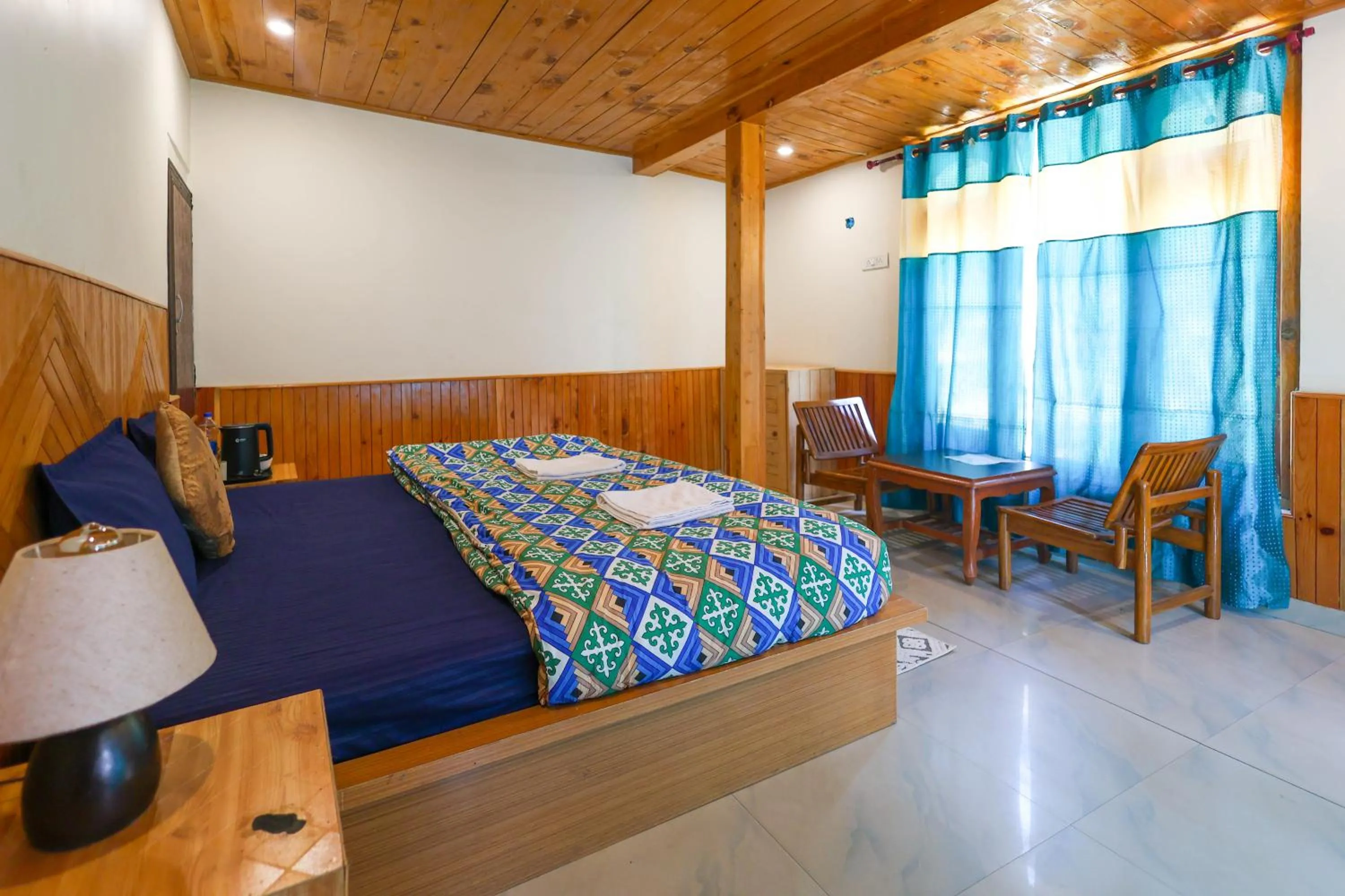 Bed in Moksha Woodhouse