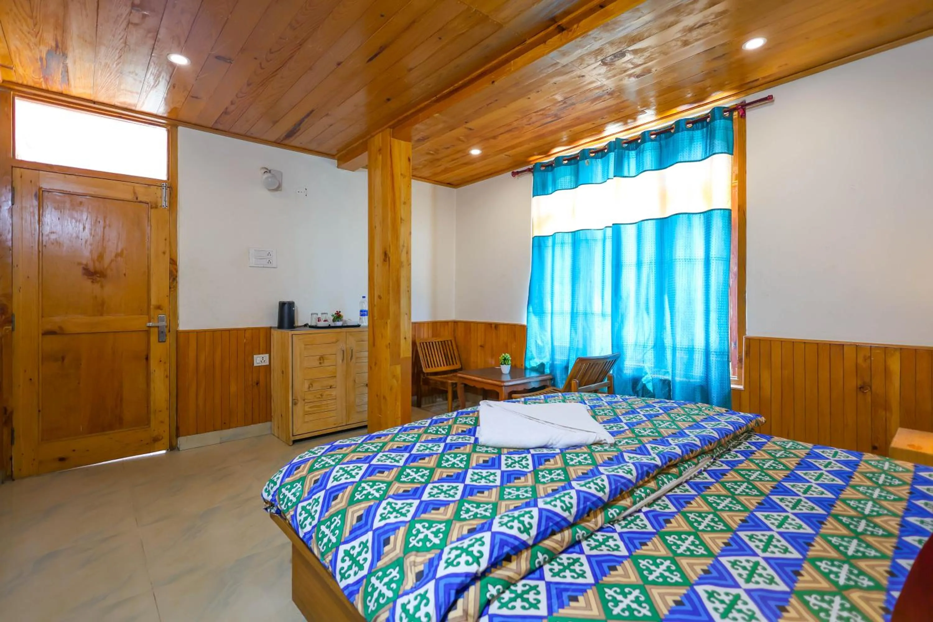 Bed in Moksha Woodhouse