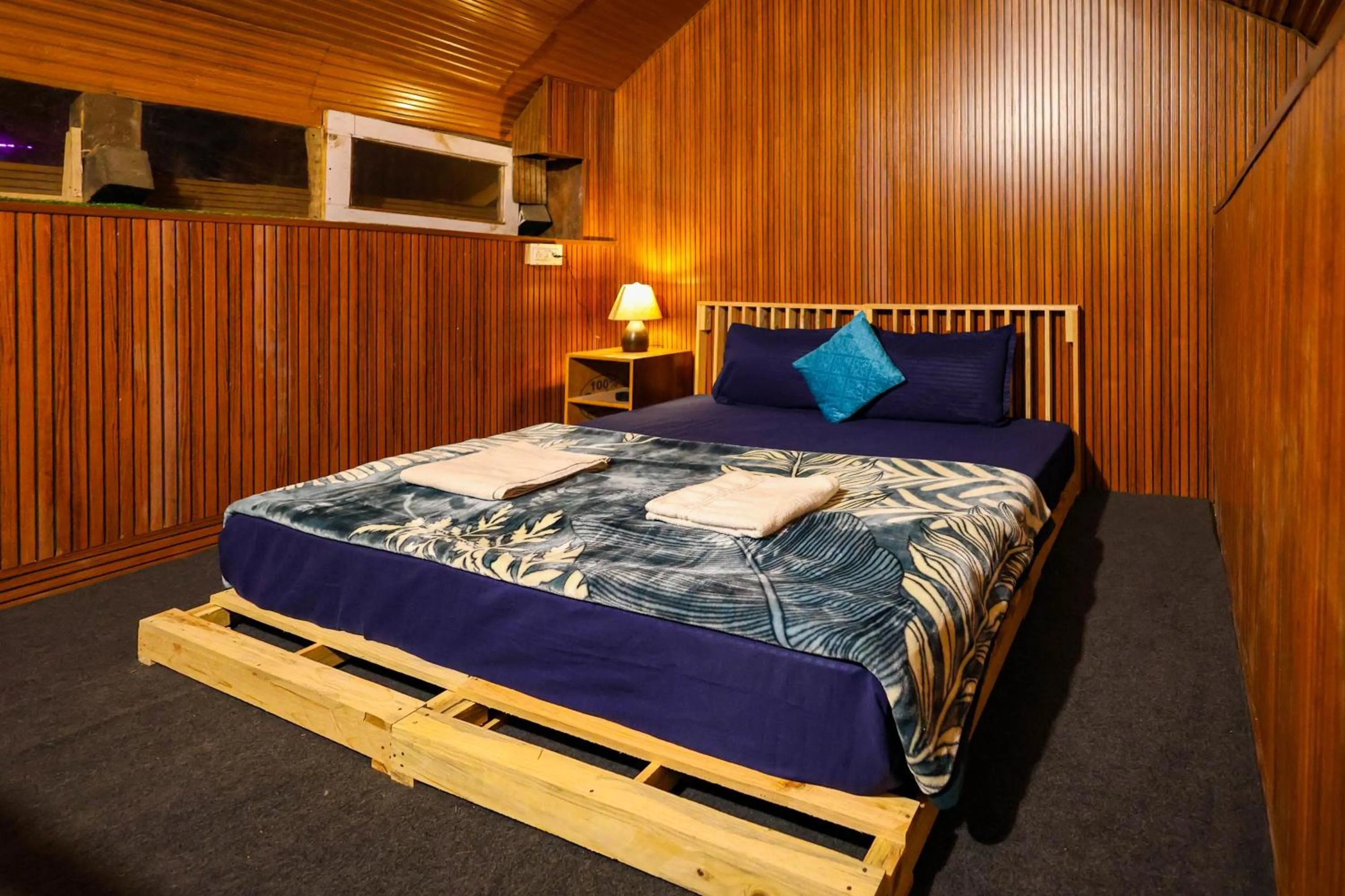 Bed in Moksha Woodhouse