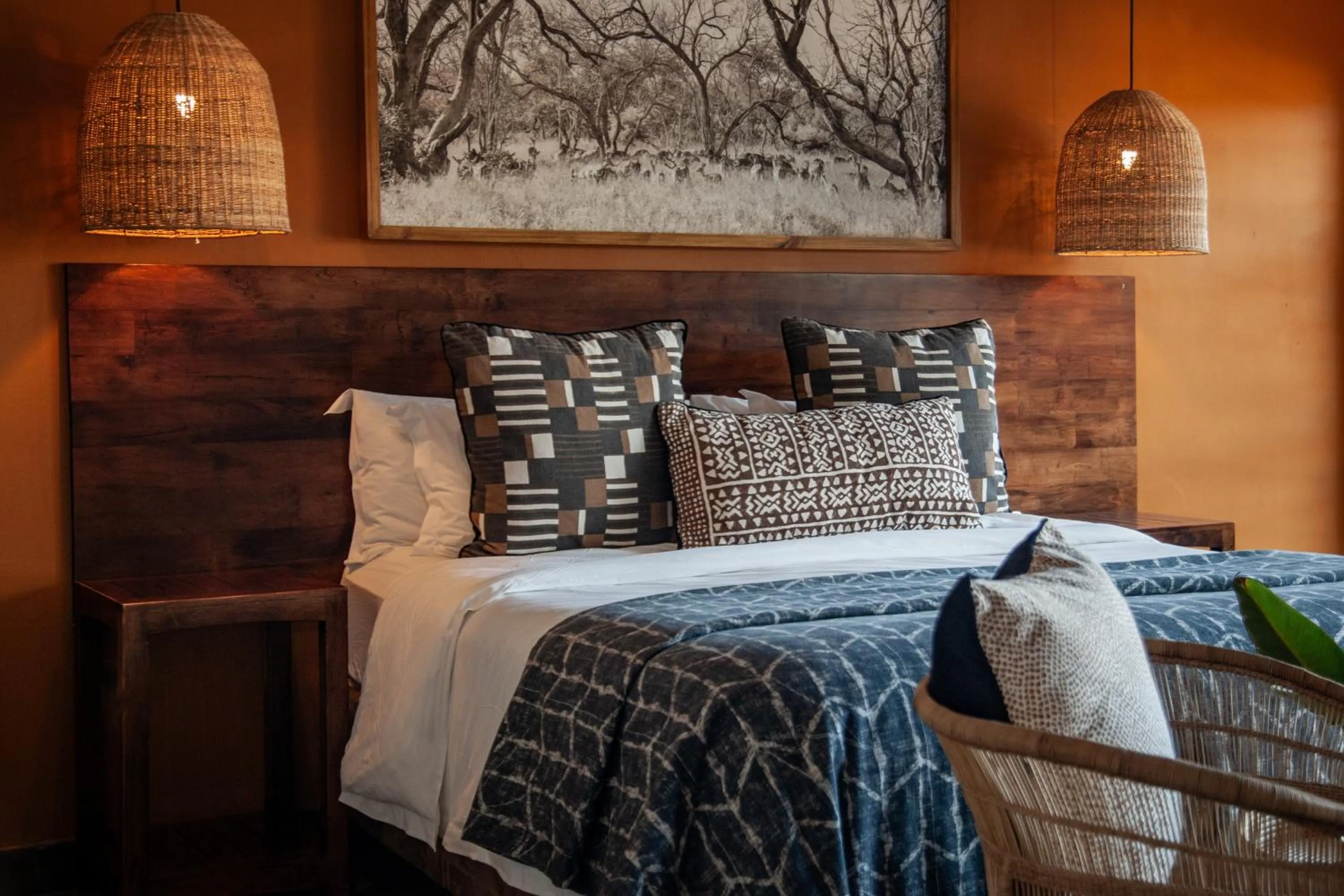 Bed in Bushveld Terrace Safari Hotel, Lodge & Spa