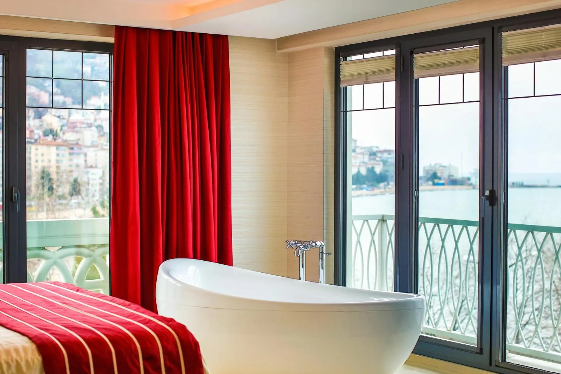 Bed in Sinema Hotel Ordu