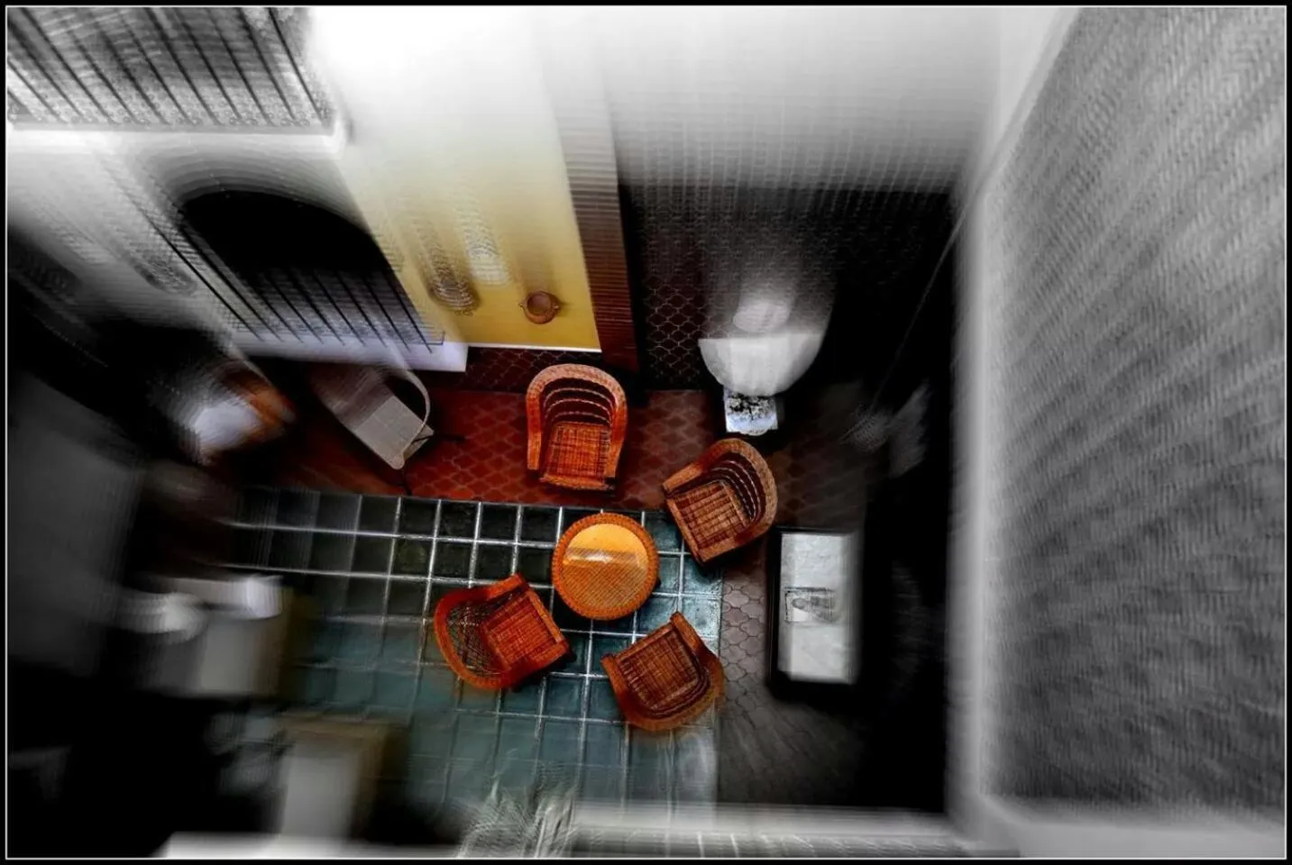 Living room in Hotel Mesón El Número Uno