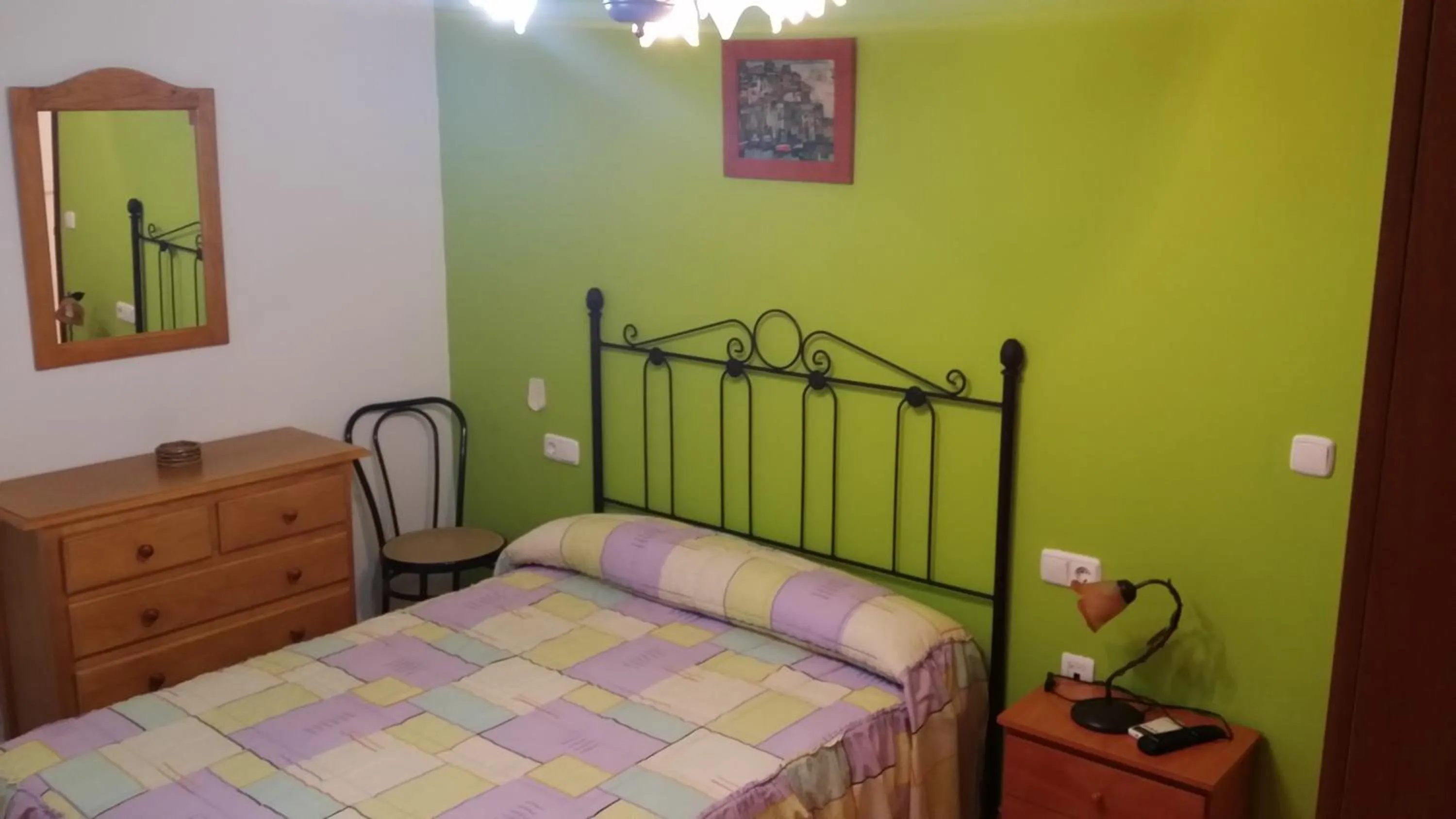 Bedroom, Bed in Hotel Mesón El Número Uno