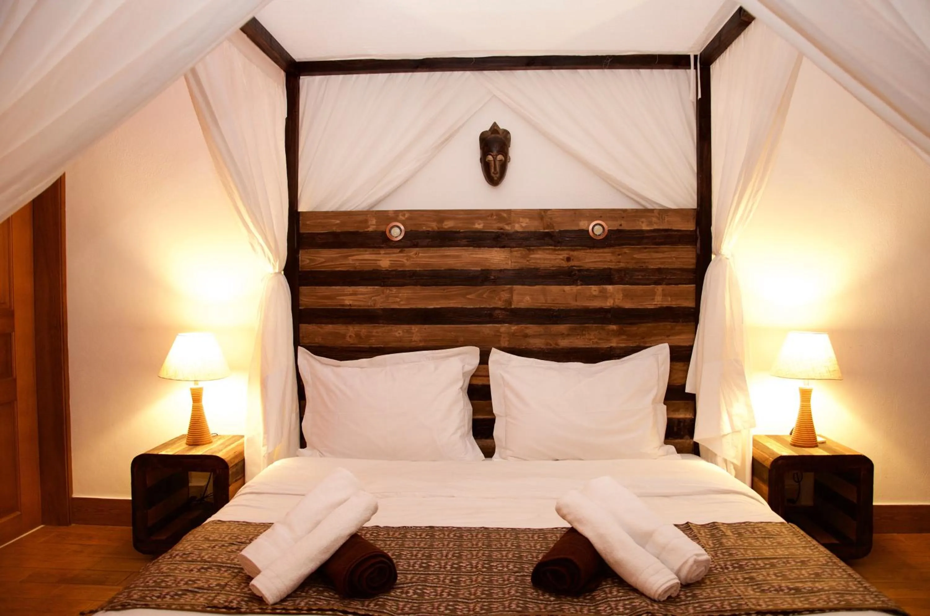 Bed in Villa Anakao Mauritius