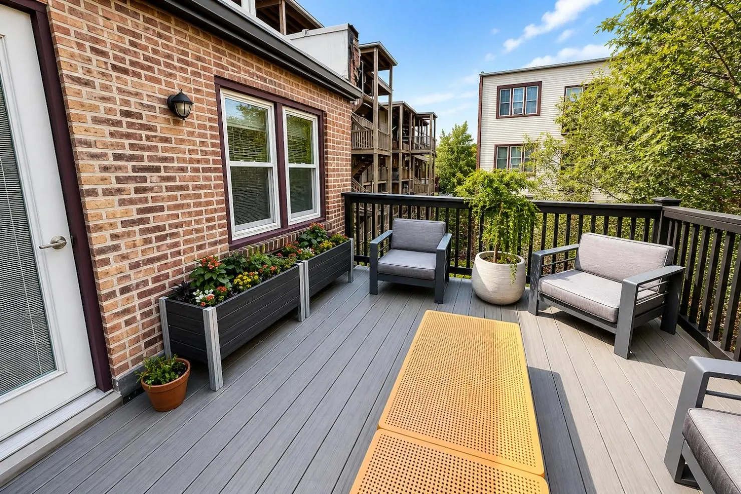 Balcony/Terrace in House 5863- Chicago's Premier Bed and Breakfast